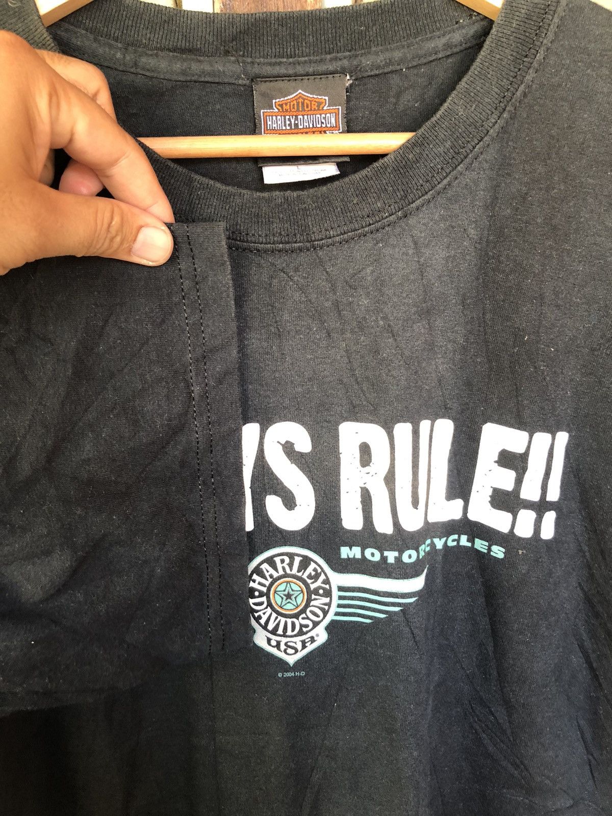 Harley Davidson Vintage Fatboys Rule Harley Davidson Shirt Tee Size US L / EU 52-54 / 3 - 5 Thumbnail