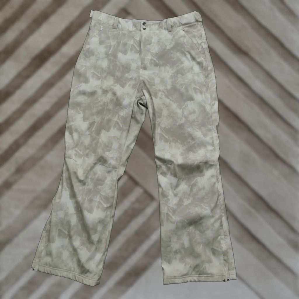 Vintage Gerry Pants Womens XL White Grey Abstract Winter Snow Ski Outdoors Size 40" / US 18 - 1 Thumbnail