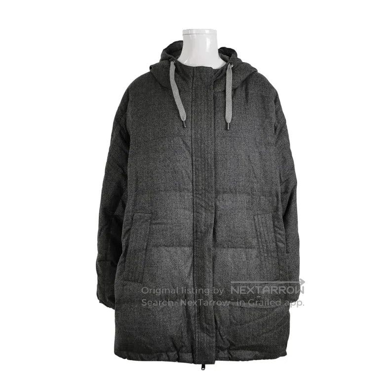 Brunello Cucinelli Brunello Cucinelli Dark gray down jacket Size US S / EU 44-46 / 1 - 1 Thumbnail