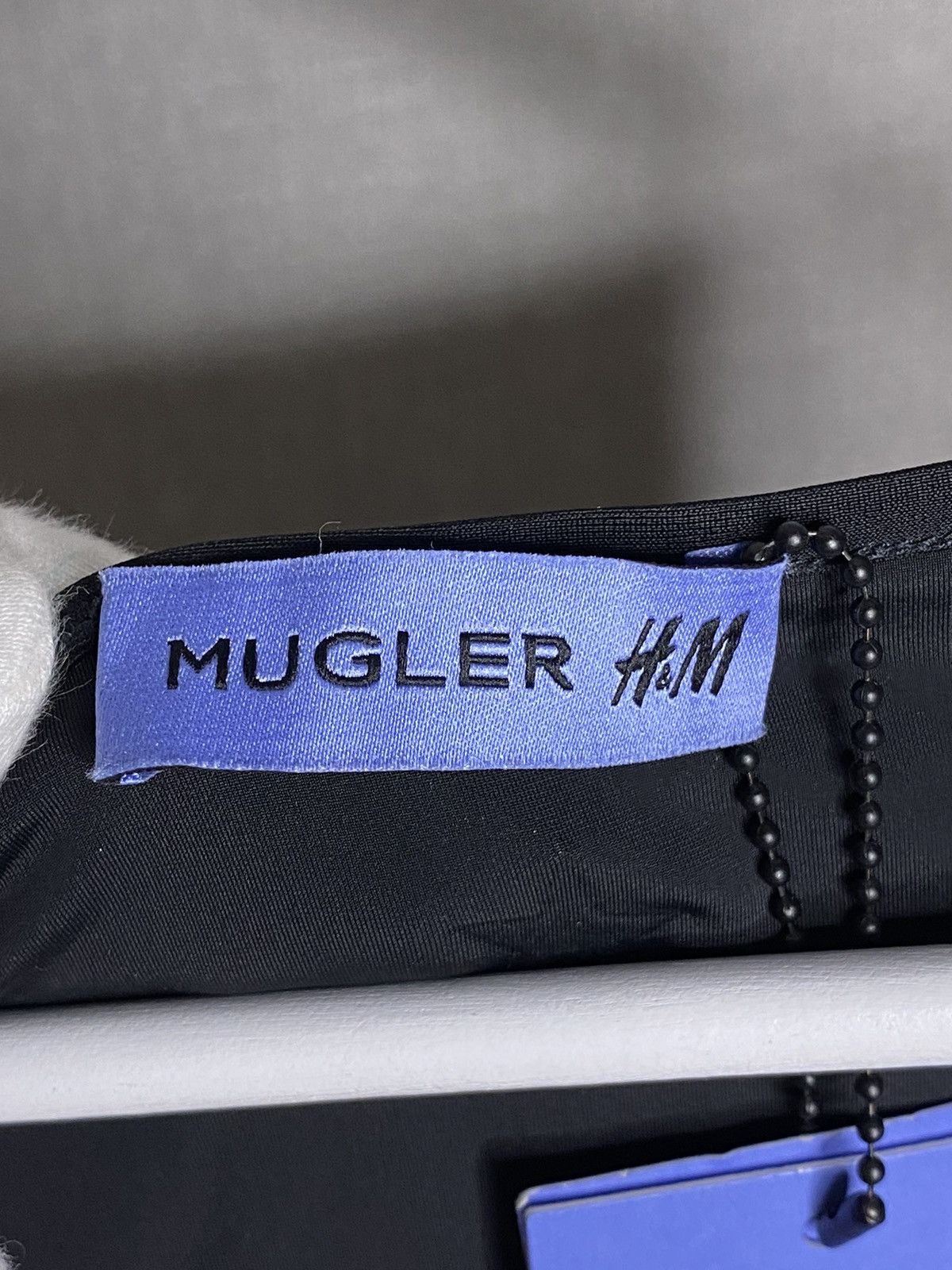 H&M × Mugler MUGLER H&M Corset-Waist Tank Top Size L Black Size US L / EU 52-54 / 3 - 8 Thumbnail