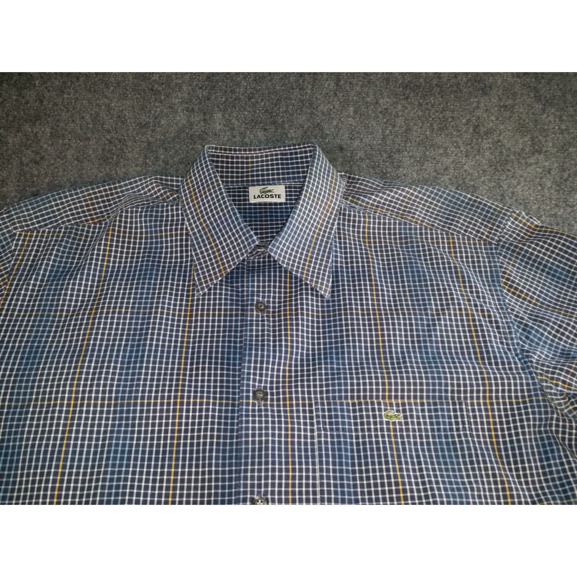 Lacoste Lacoste Button Up Shirt Men Sz M 41 EU Multicolor Short Slee Size US M / EU 48-50 / 2 - 2 Thumbnail