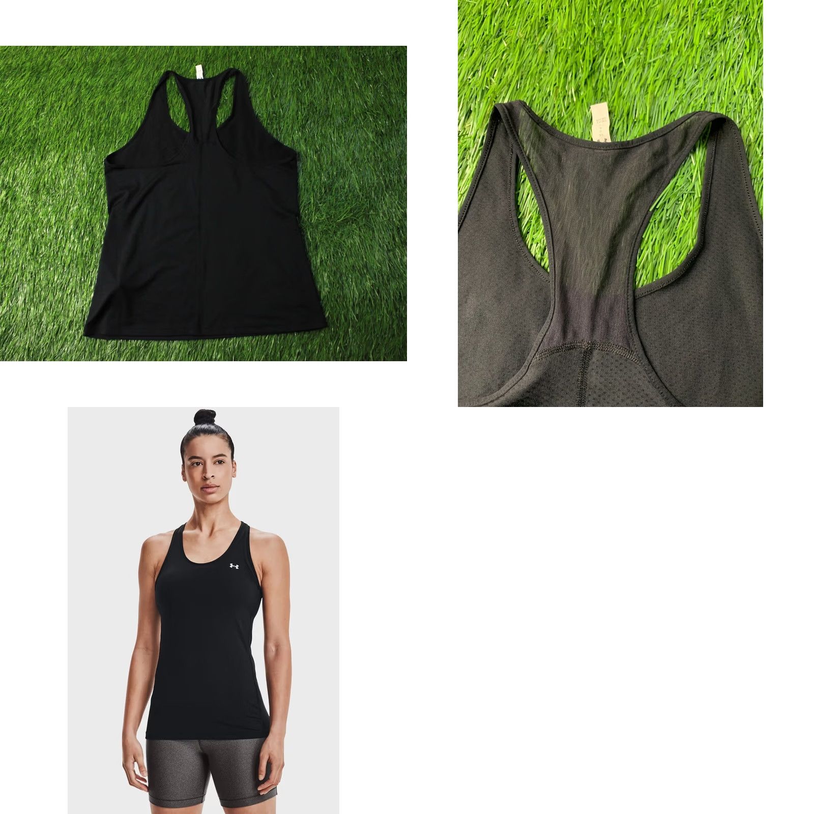 Under Armour UNDER ARMOUR HeatGear Vest Women Training Shirt Tank 2023 L Black Vest Sleeveless Jersey Basic Size L / US 10 / IT 46 - 8 Thumbnail