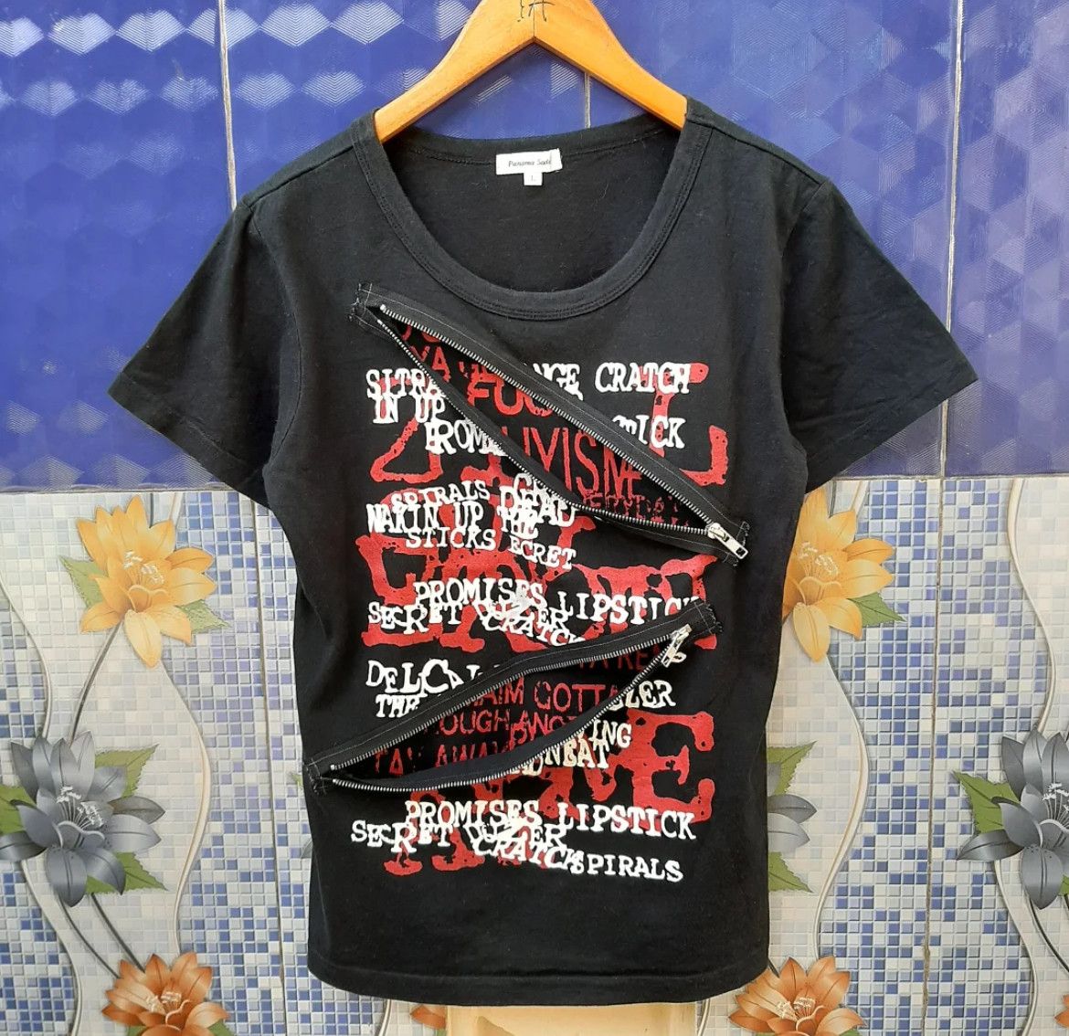 Japanese Brand 2000s Panama Soda Hysteric If Six Punk Bondage Tee y2k Lgb Size US S / EU 44-46 / 1 - 2 Thumbnail