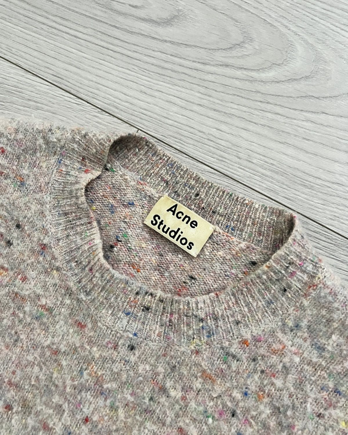 Acne Studios Acne Studios AW15 Peele Donegal Marled Knit Sweater Size US S / EU 44-46 / 1 - 5 Thumbnail