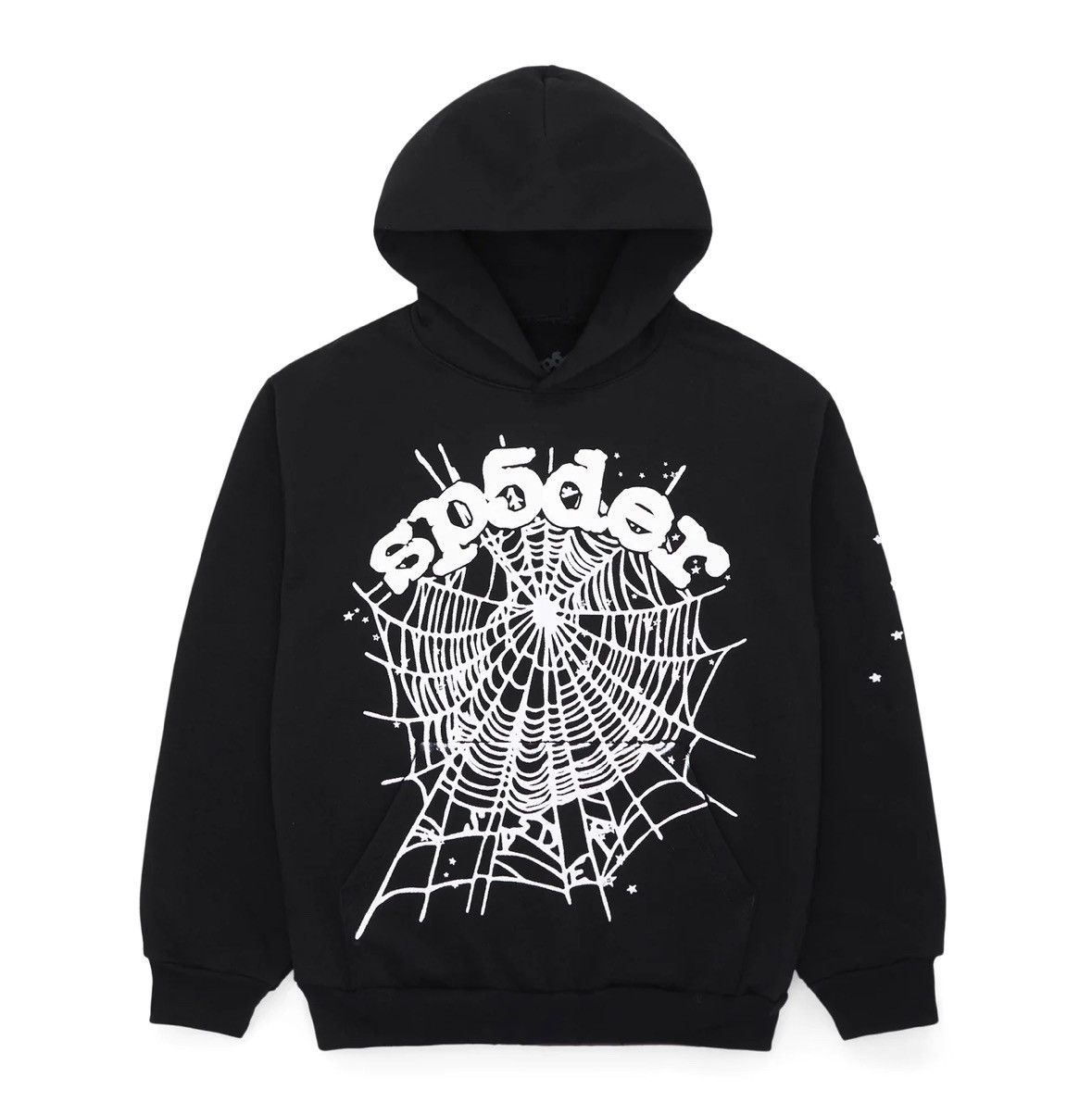 image of Spider Worldwide Sp5Der World Wide Black OG Web Hoodie, Men's (Size XL)