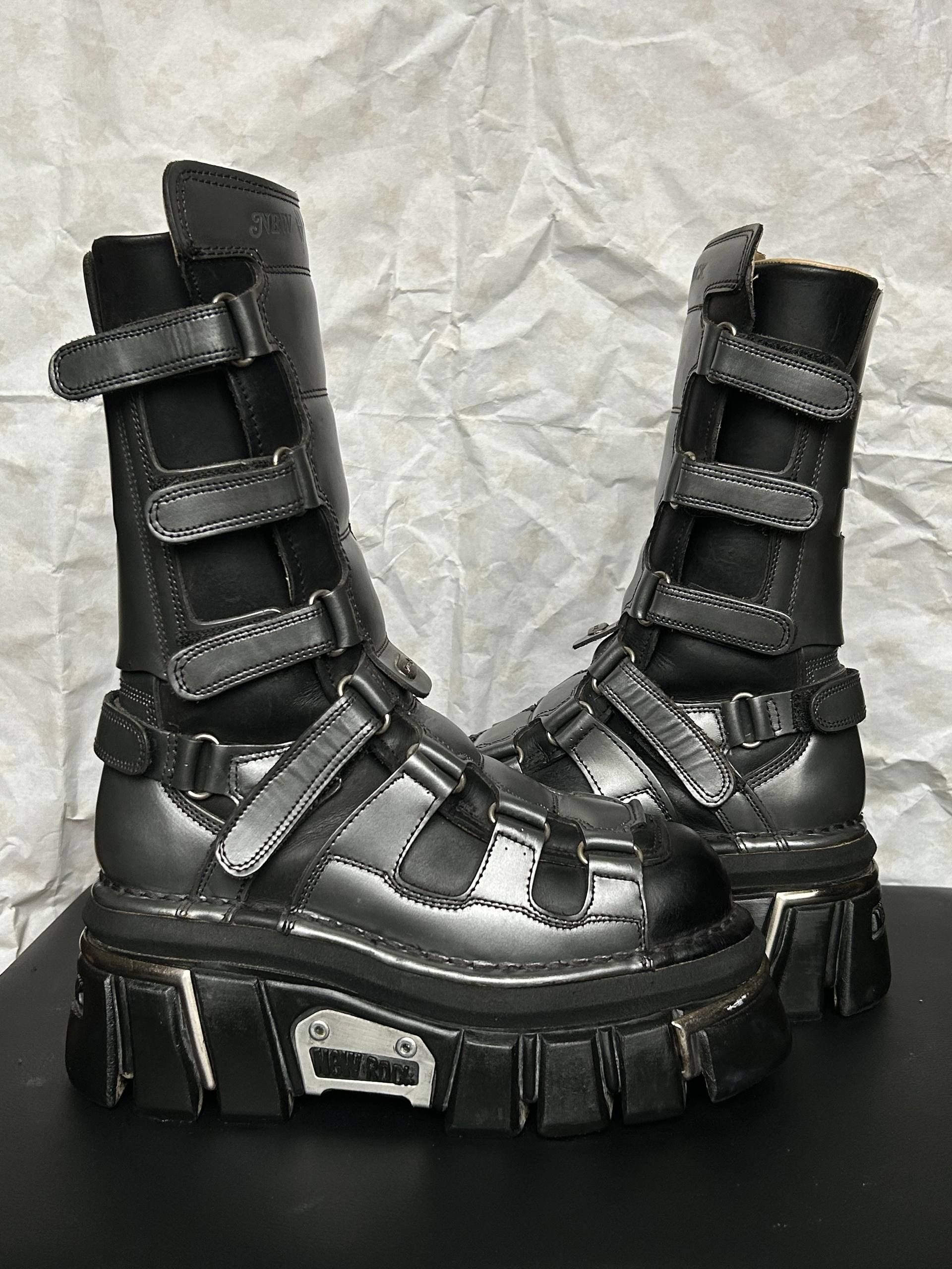 New Rock NEW ROCK Platform Boot Leather Size US 7 / IT 37 - 3 Thumbnail