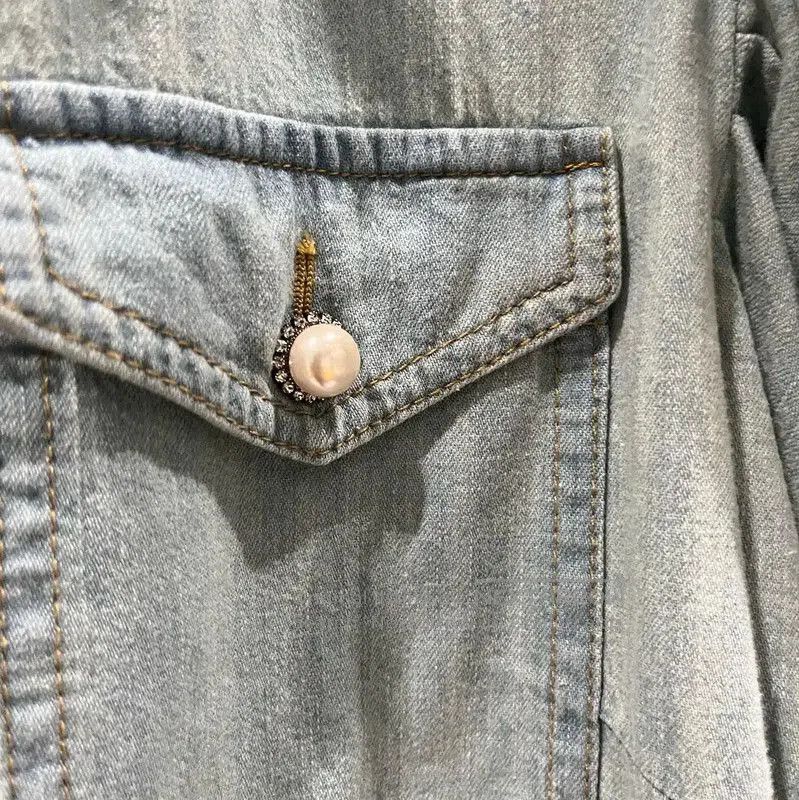 Miu Miu Miu Miu Summer Blue Cotton Blend Short Sleeve Shirt . Size S / US 4 / IT 40 - 8 Thumbnail