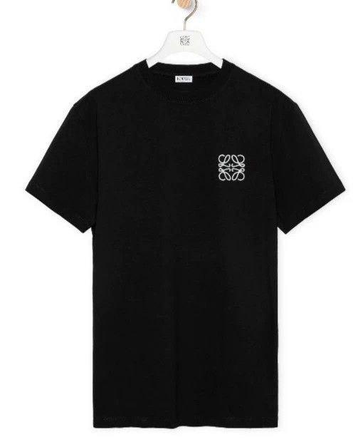 Loewe LOEWE Cotton loose LOGO embroidered short sleeve T-shirt Size US S / EU 44-46 / 1 - 1 Thumbnail