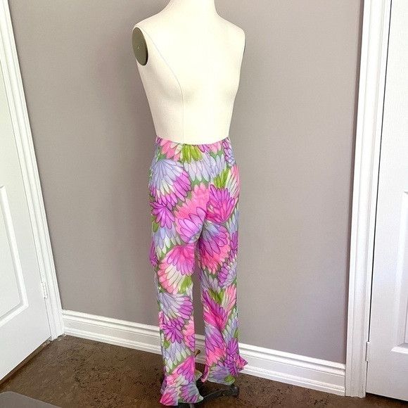 Vintage Vintage 60s Floral Hippie Short Sleeve Pant Suit - XS/24" Size XS / US 0-2 / IT 36-38 - 6 Thumbnail