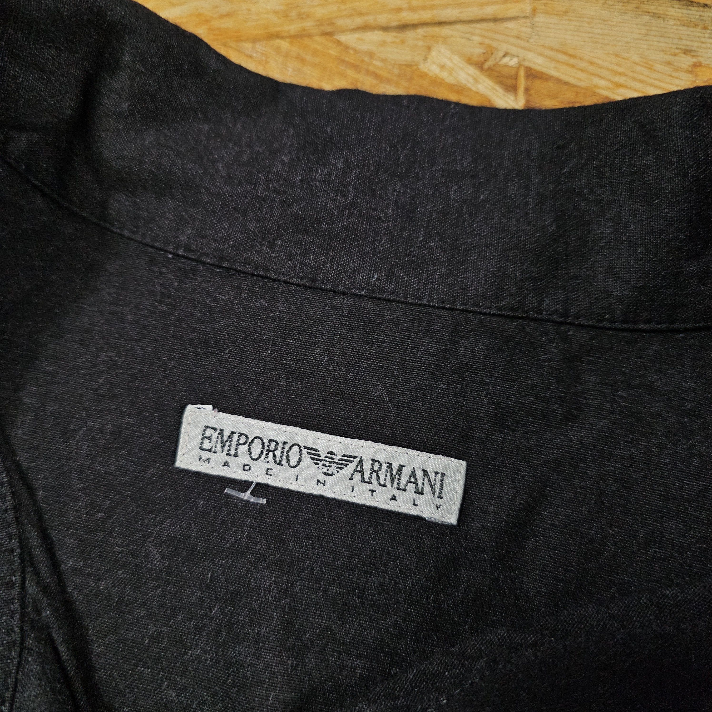 EMPORIO ARMANI DESIGNER BASIC SHIRT VINTAGE 80S ARCHIVE