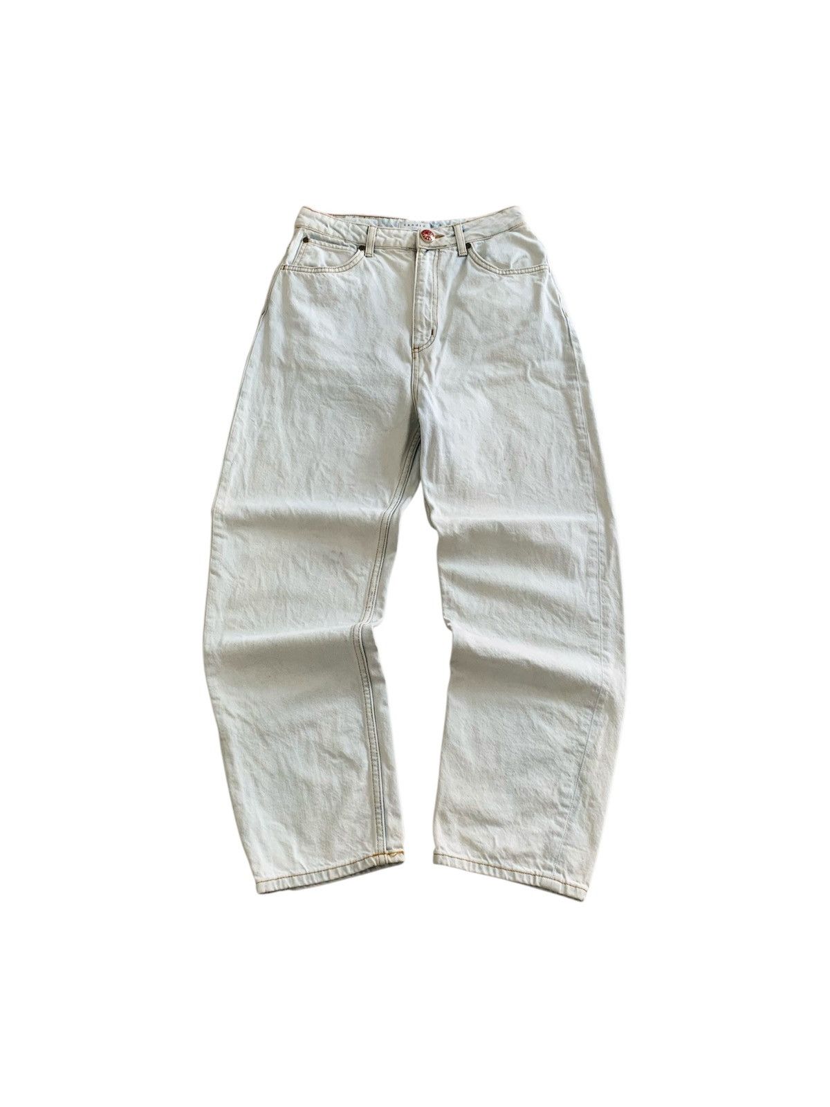 Sandro Sandro Paris Abelia Snow High Waist Jeans Size 25" / US 0 / IT 36 - 1 Thumbnail