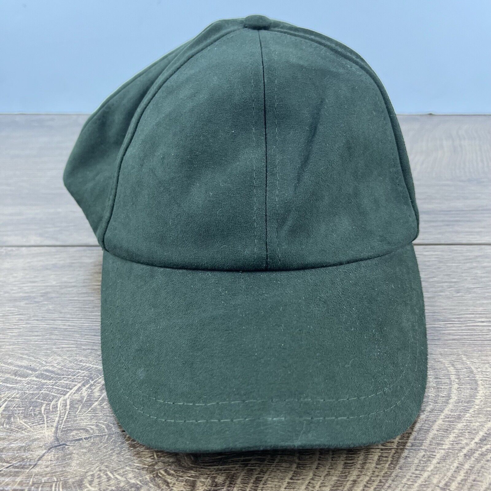 Other Green Baseball Cap Plain Blank Hat Green Hat Adjustable Hat Size ONE SIZE - 3 Thumbnail