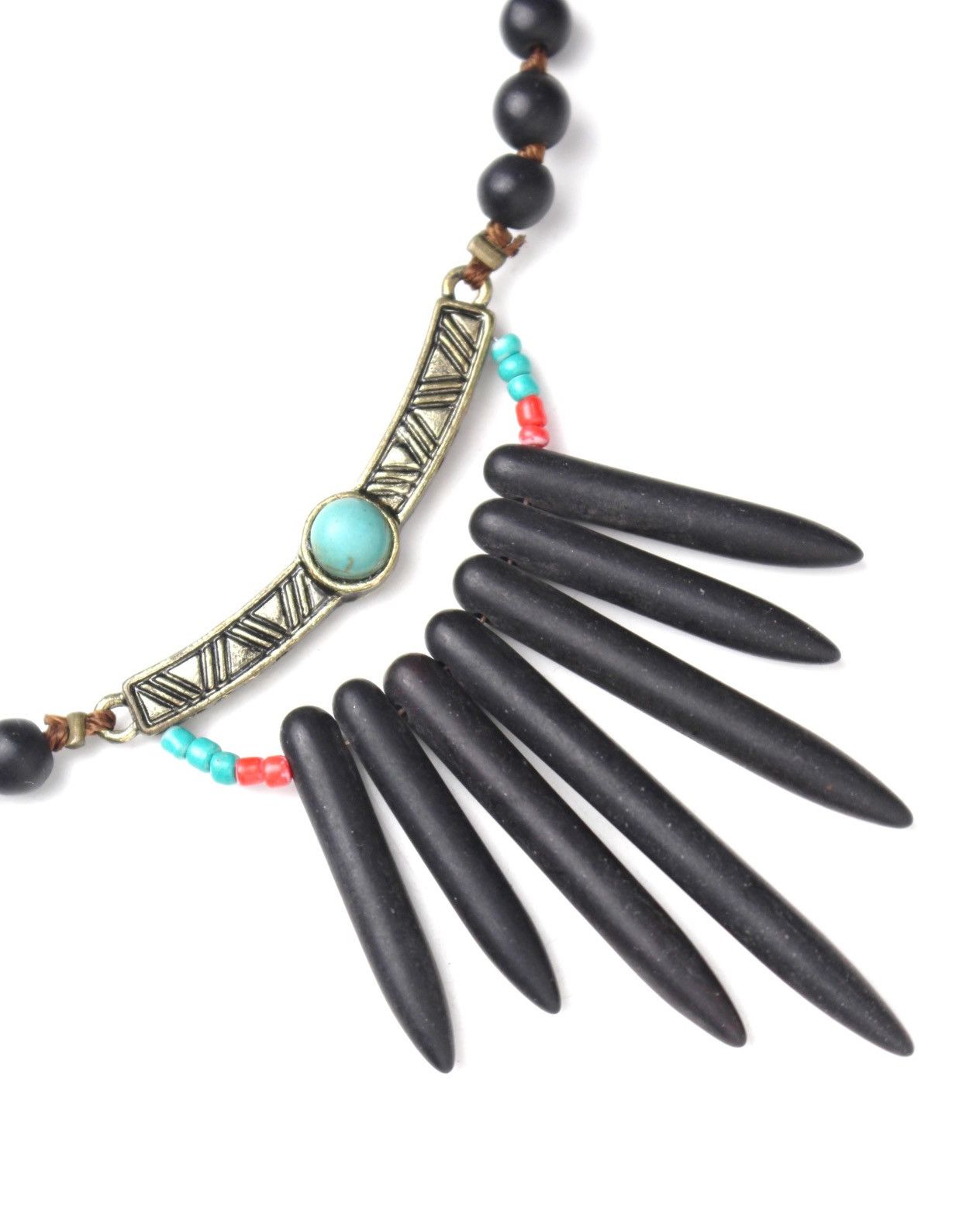 If Six Was Nine 2000S JAPANESE MADE NAVAJO TRIBAL BONE SPIKE NECKLACE Size ONE SIZE - 3 Thumbnail