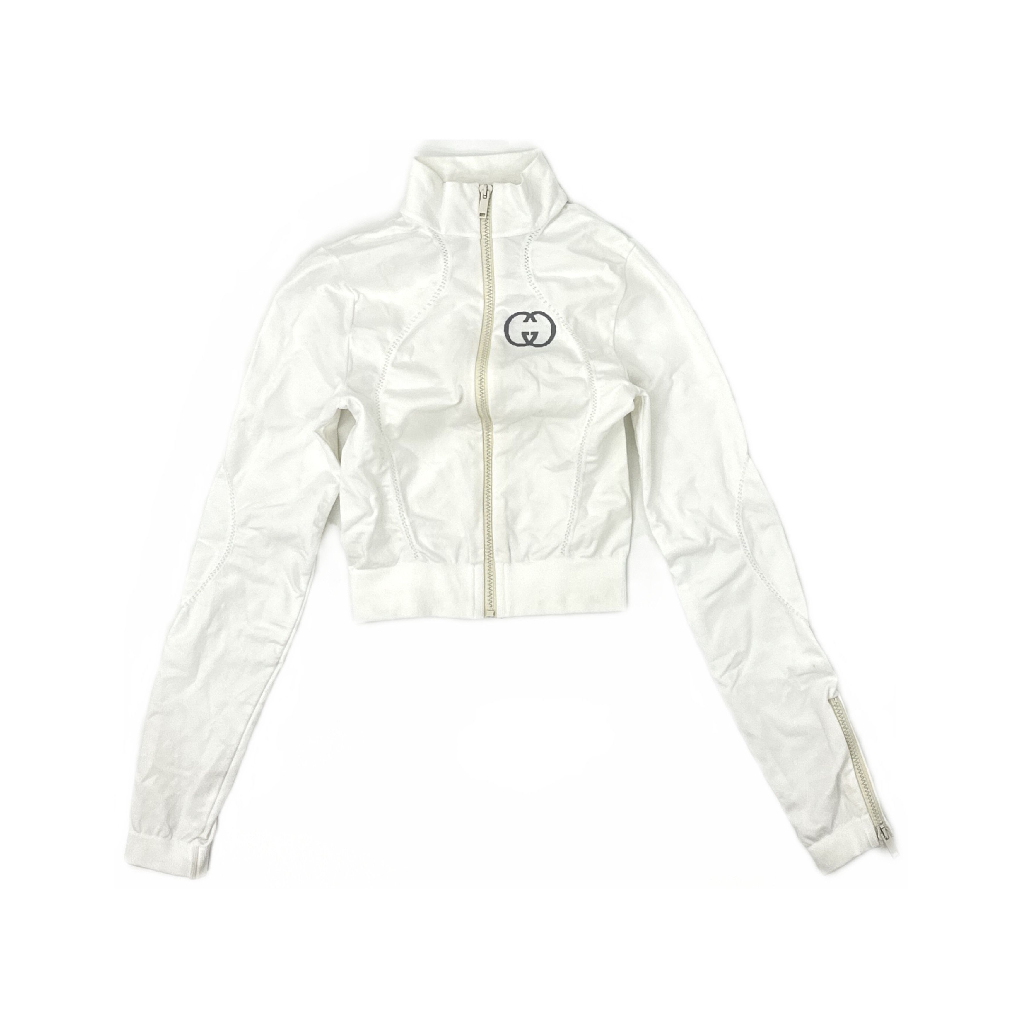 Gucci Gucci Logo Zip-Up Jacket Size S Size S / US 4 / IT 40 - 1 Thumbnail