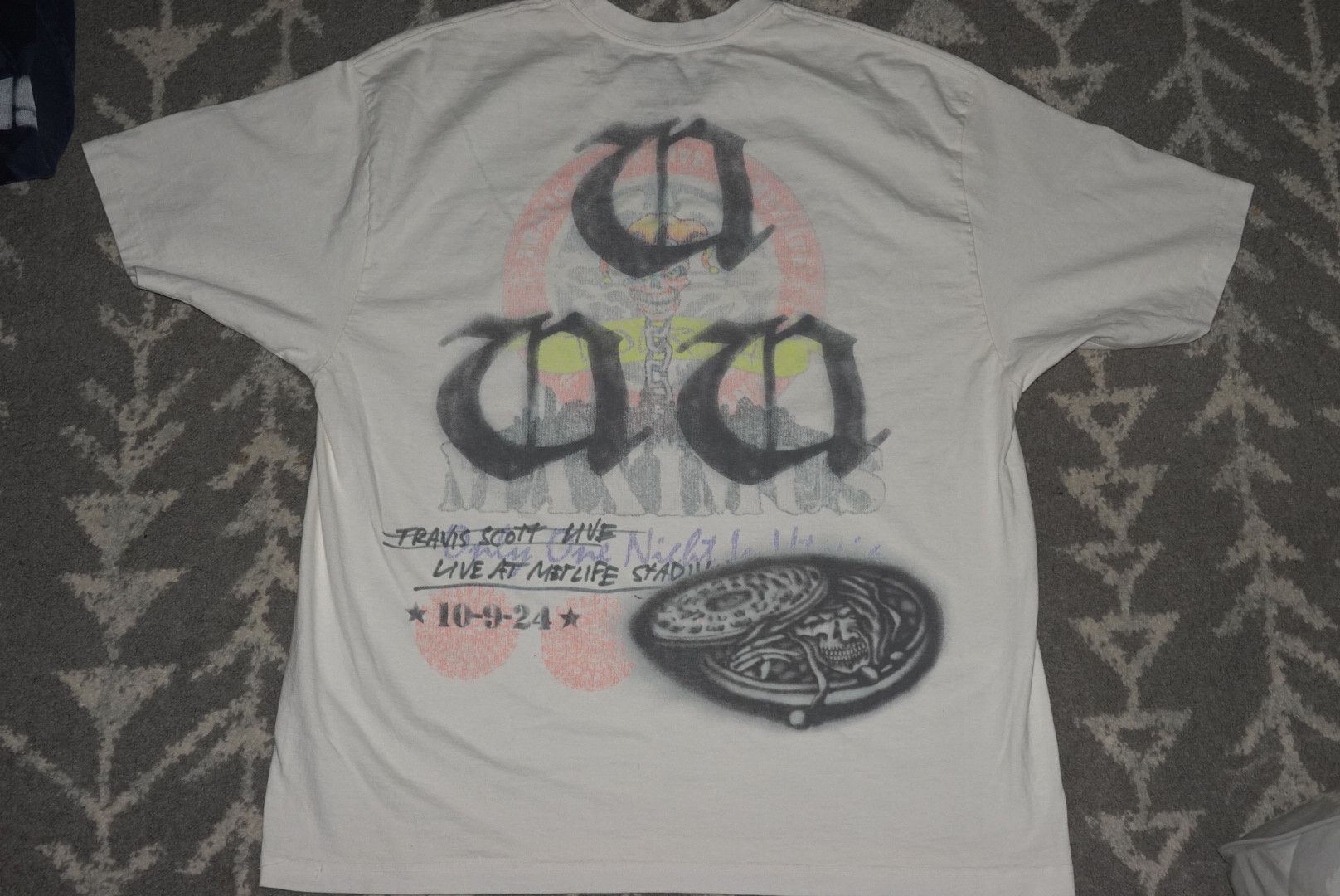Nike × Travis Scott RARE TRAVIS SCOTT TEE SZ XXL Size US XXL / EU 58 / 5 - 2 Thumbnail