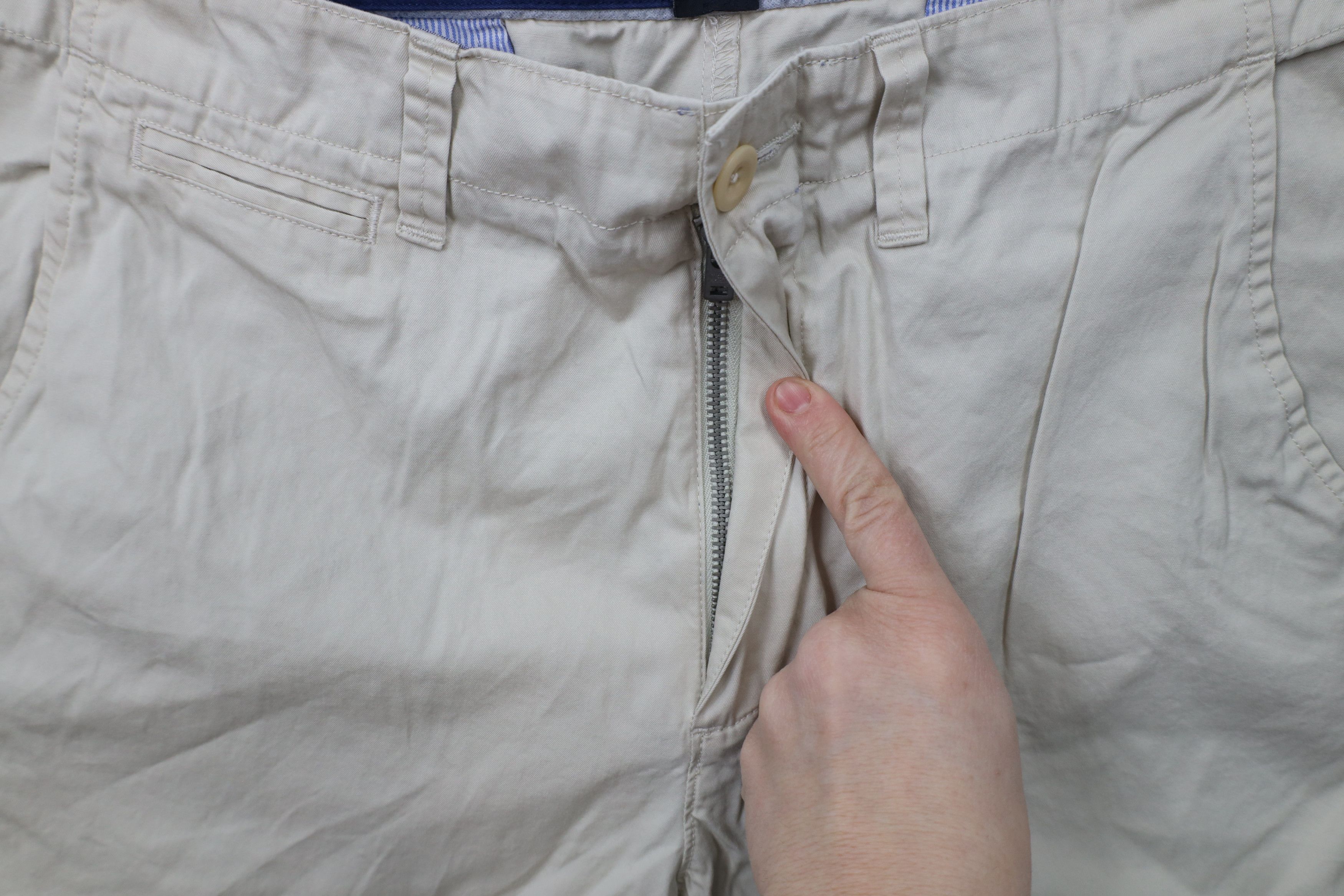 J.Crew × Vintage Deadstock Vintage J Crew Fit Straight Leg Chino Pants Cotton Size US 33 - 5 Thumbnail