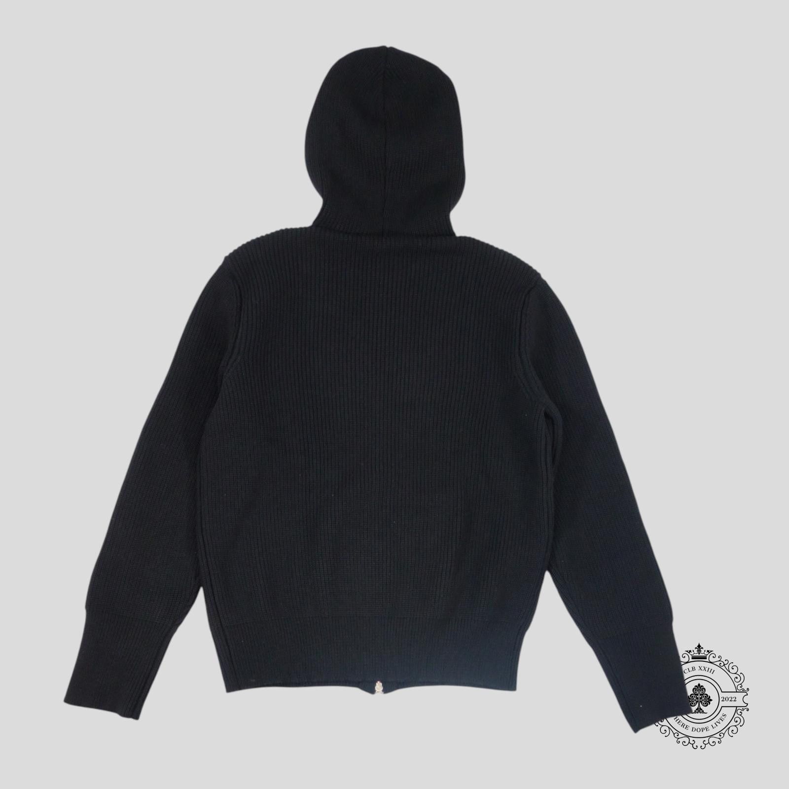 Chrome Hearts Chrome Hearts Cashmere Cross Patch Zip Up Hoodie in Black Size US XL / EU 56 / 4 - 2 Thumbnail