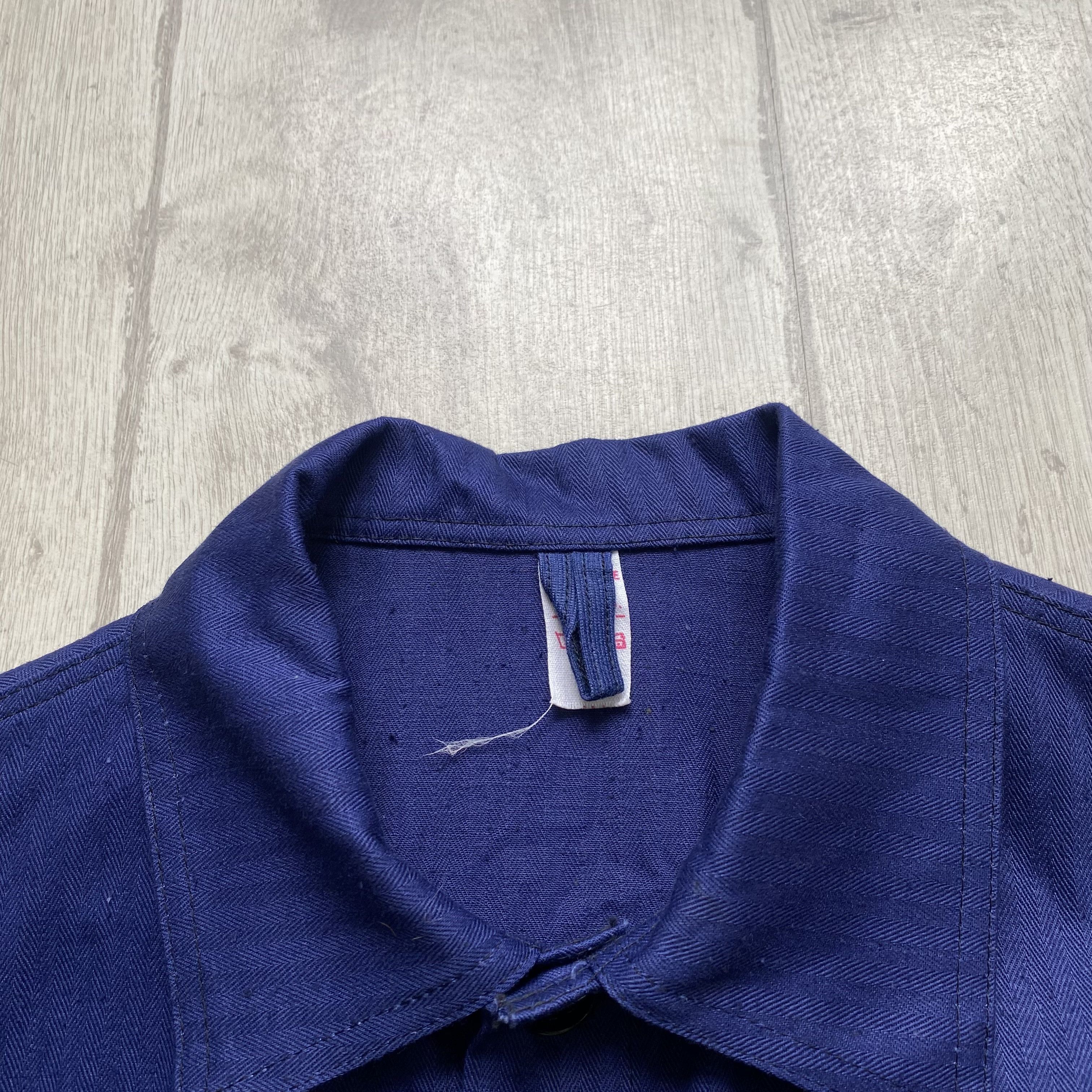 Le Laboureur Vintage 70-80s Snfor French Chore jacket Work overshirt Size US M / EU 48-50 / 2 - 10 Thumbnail