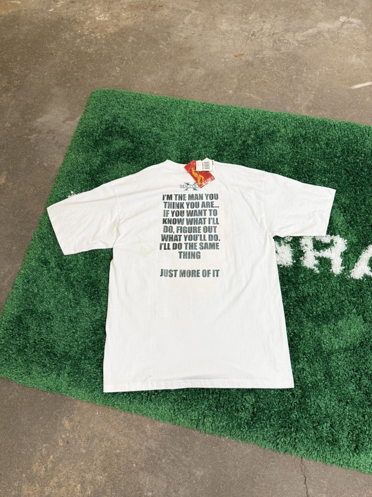 Vintage Vintage Deadstock Malcom X Portrait Black Heritage Tee 3XL Size US XXL / EU 58 / 5 - 3 Thumbnail