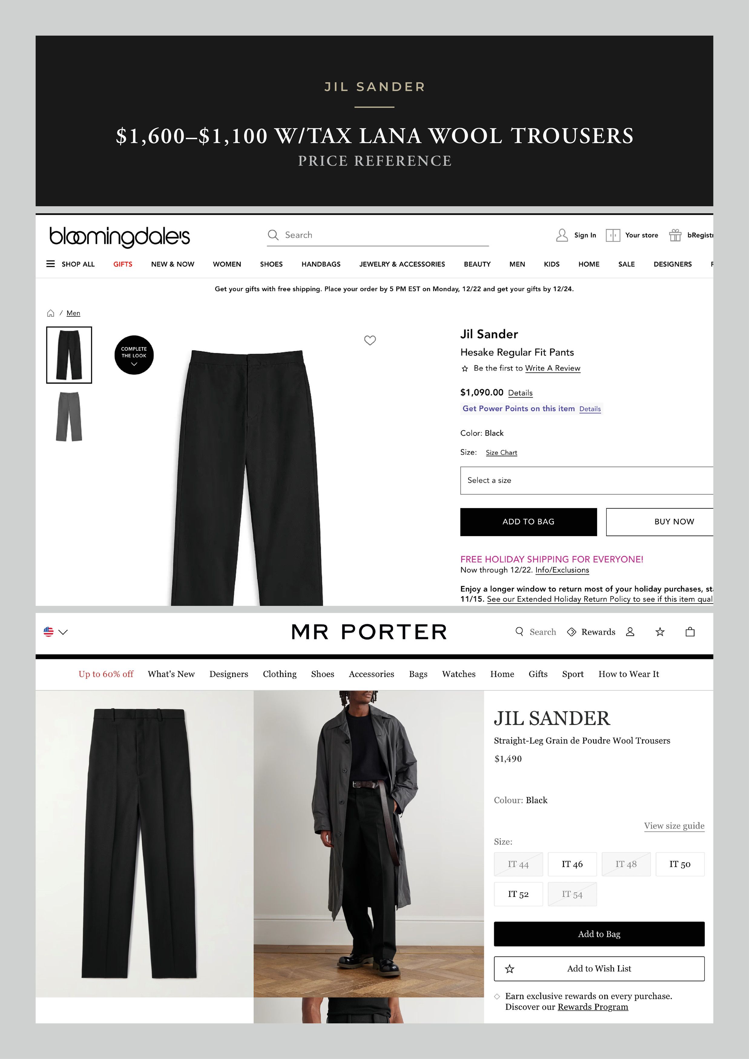 Jil Sander Best Dressed $1,100 JIL SANDER Luxe Dress Pants w/Stretch Size US 32 / EU 48 - 5 Thumbnail