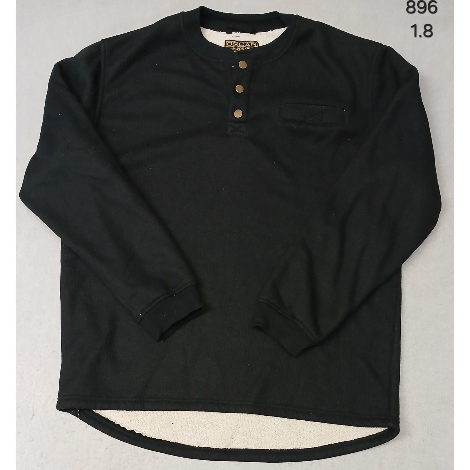 Other Oscar Sports (Large) Black Vintage Insulated Sweatshirt Size US L / EU 52-54 / 3 - 1 Thumbnail