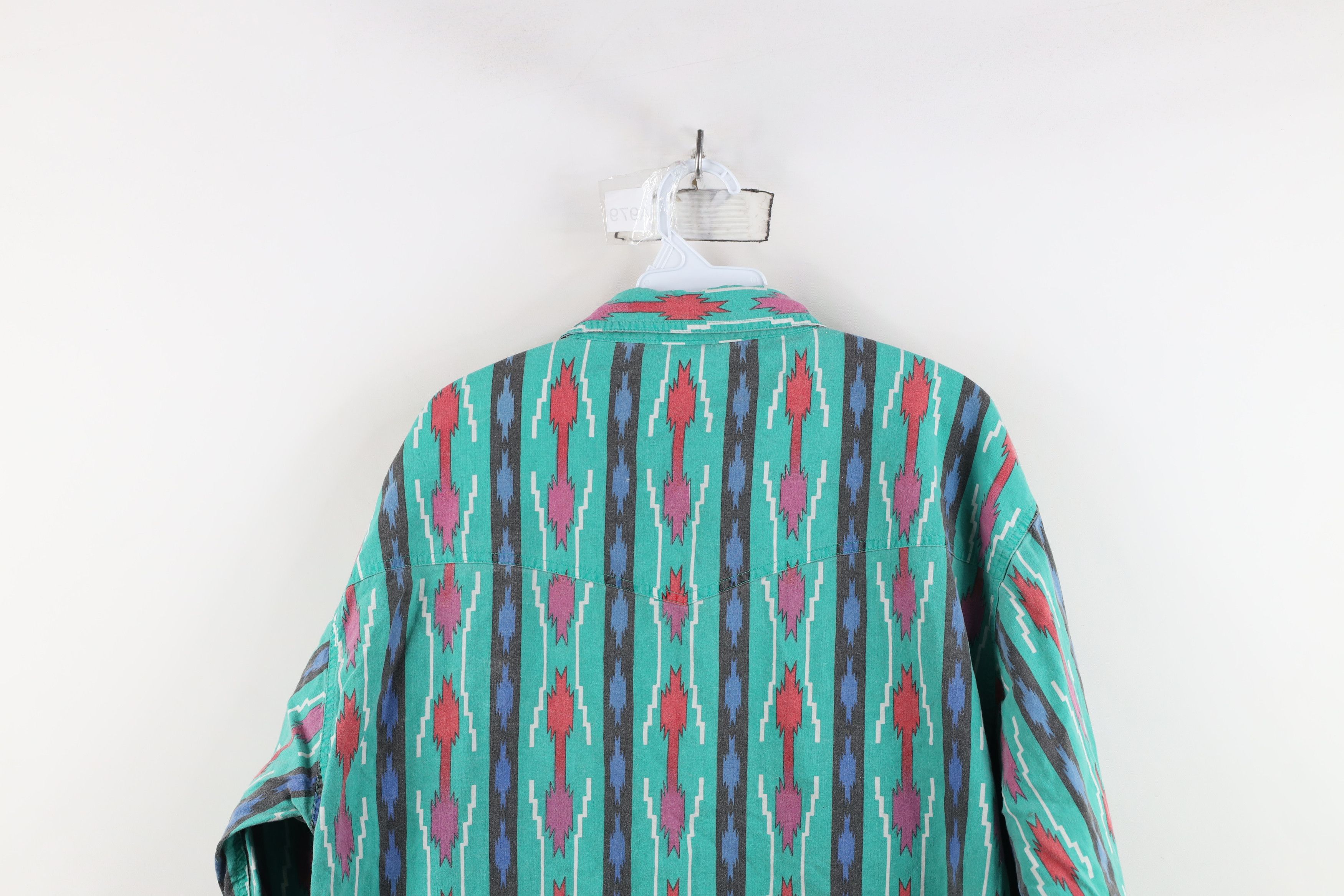 Vintage Vintage 90s Streetwear Rodeo Cowboy Button Shirt Cotton Size US L / EU 52-54 / 3 - 13 Thumbnail
