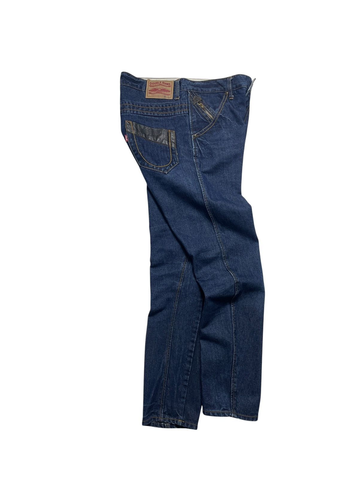 Tornado Mart 2000’s Double Name - Curve W/ Leather Pocket Pants Size US 30 / EU 46 - 21 Thumbnail