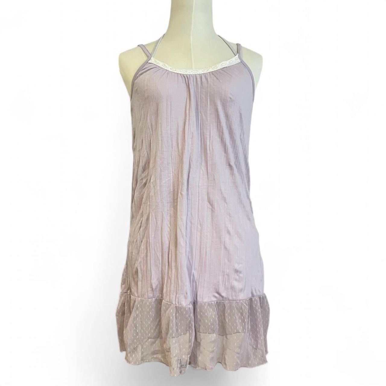 Other Y2k lolita coquette Lilac taro white lace trim halter dress Size M / US 6-8 / IT 42-44 - 1 Thumbnail