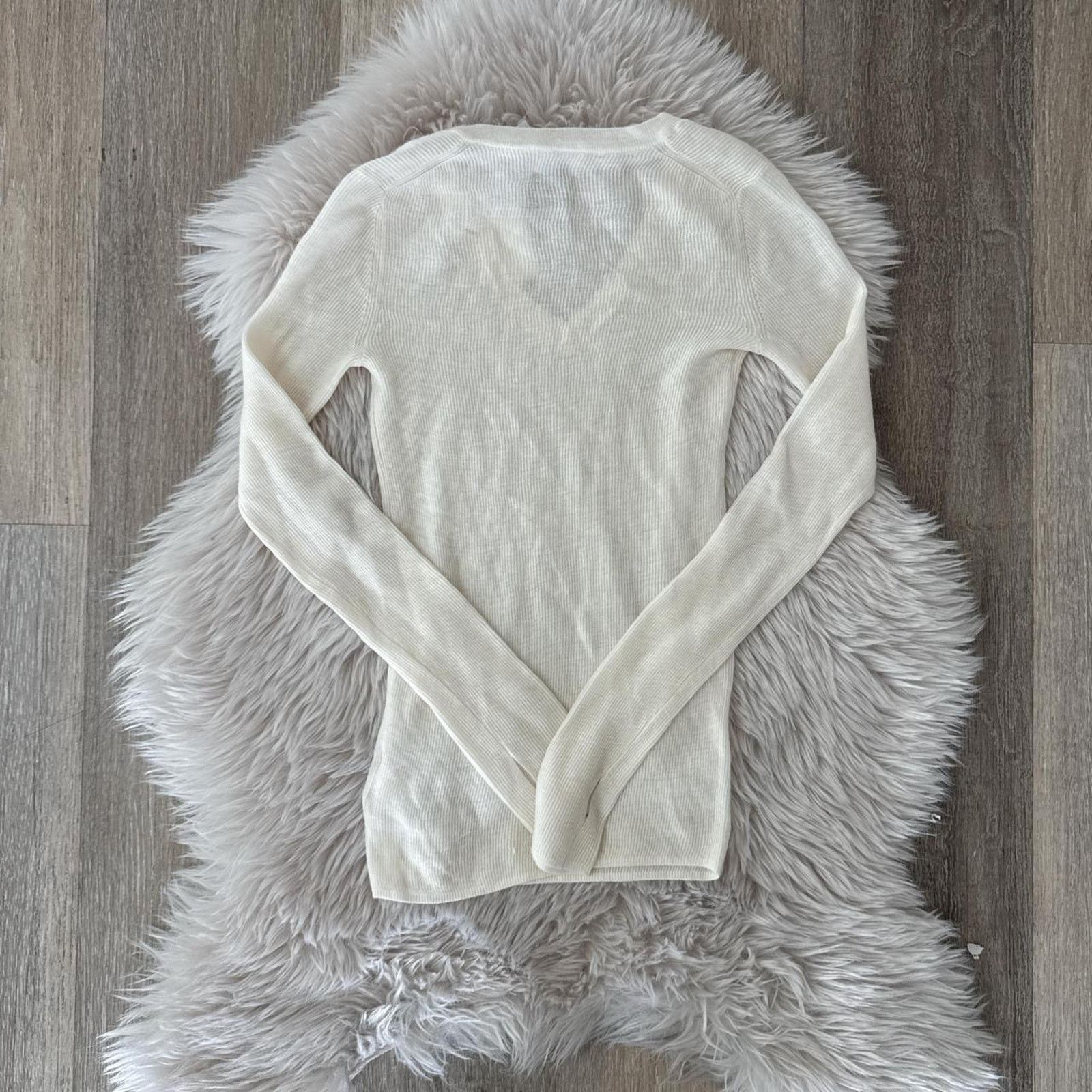 Aritzia NWT ARITZIA Wilfred Lobby Sweater - Light Birch XXS Size XXS / US 00 / IT 34 - 2 Thumbnail