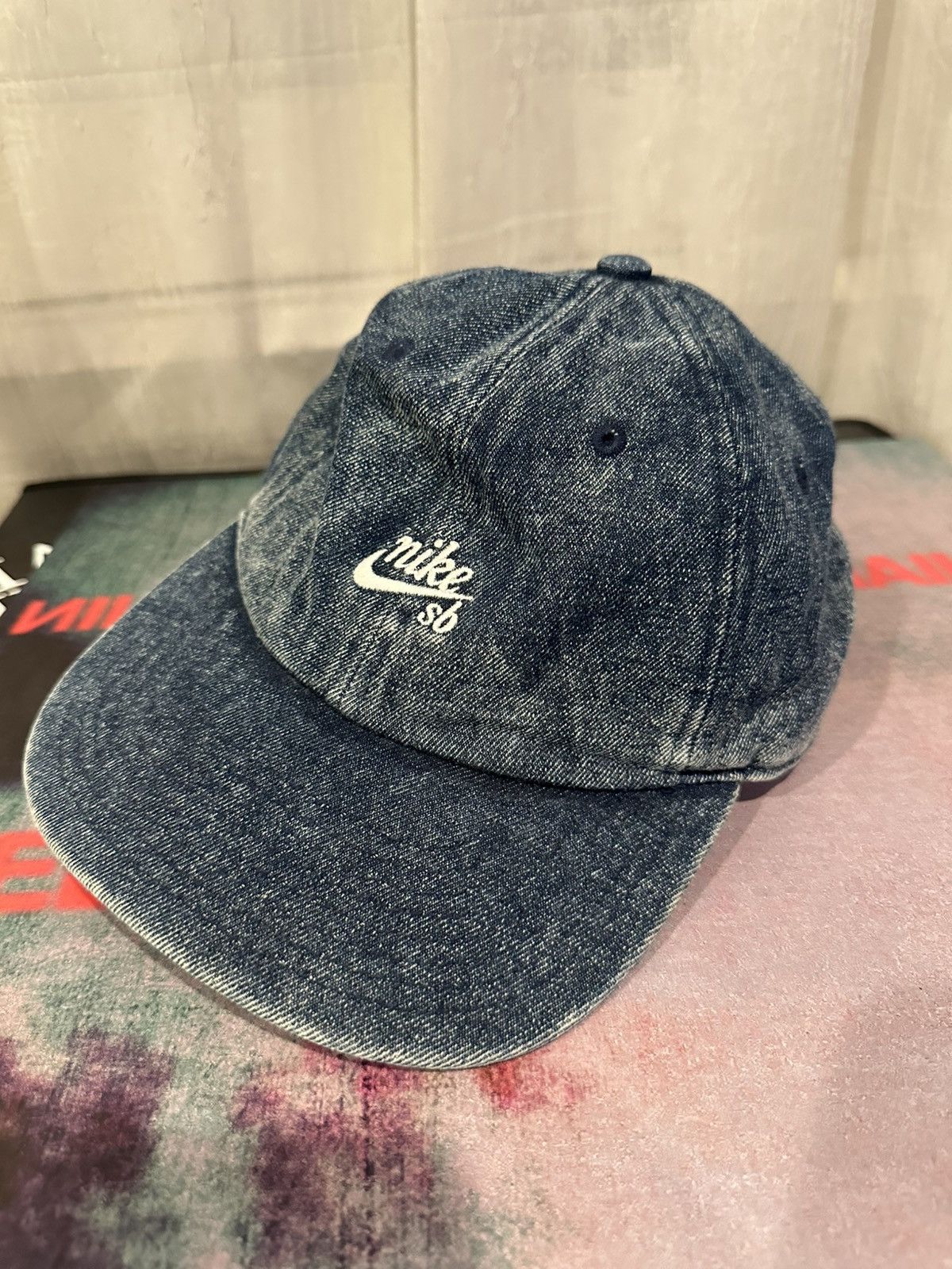 Nike SB Denim Hat Size ONE SIZE - 1 Thumbnail