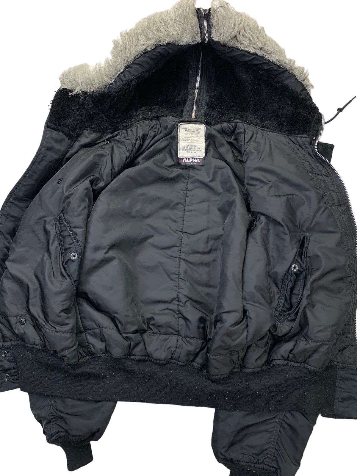 Vintage 90's Alpha Industries Bomber N-2B Made in USA