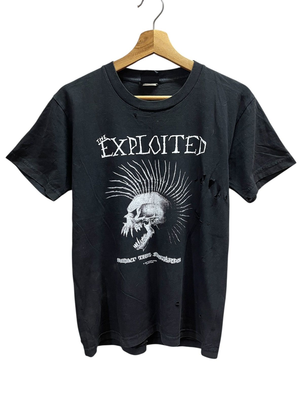 Band Tees RARE VINTAGE THE EXPLOITED BEAT THE BASTSRDS Size US M / EU 48-50 / 2 - 1 Thumbnail
