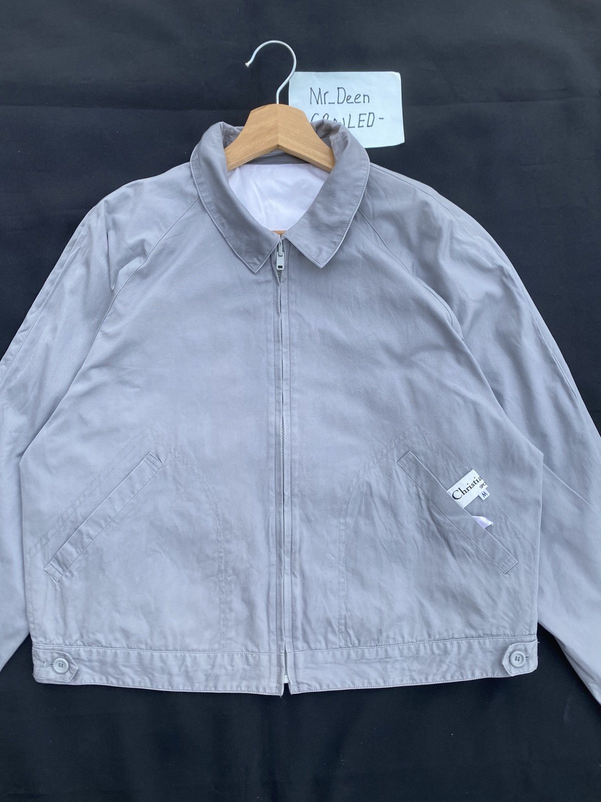 Christian Dior Monsieur Rare Vtg Christian Dior Spellout Reversible Cotton Jacket Size US M / EU 48-50 / 2 - 15 Thumbnail