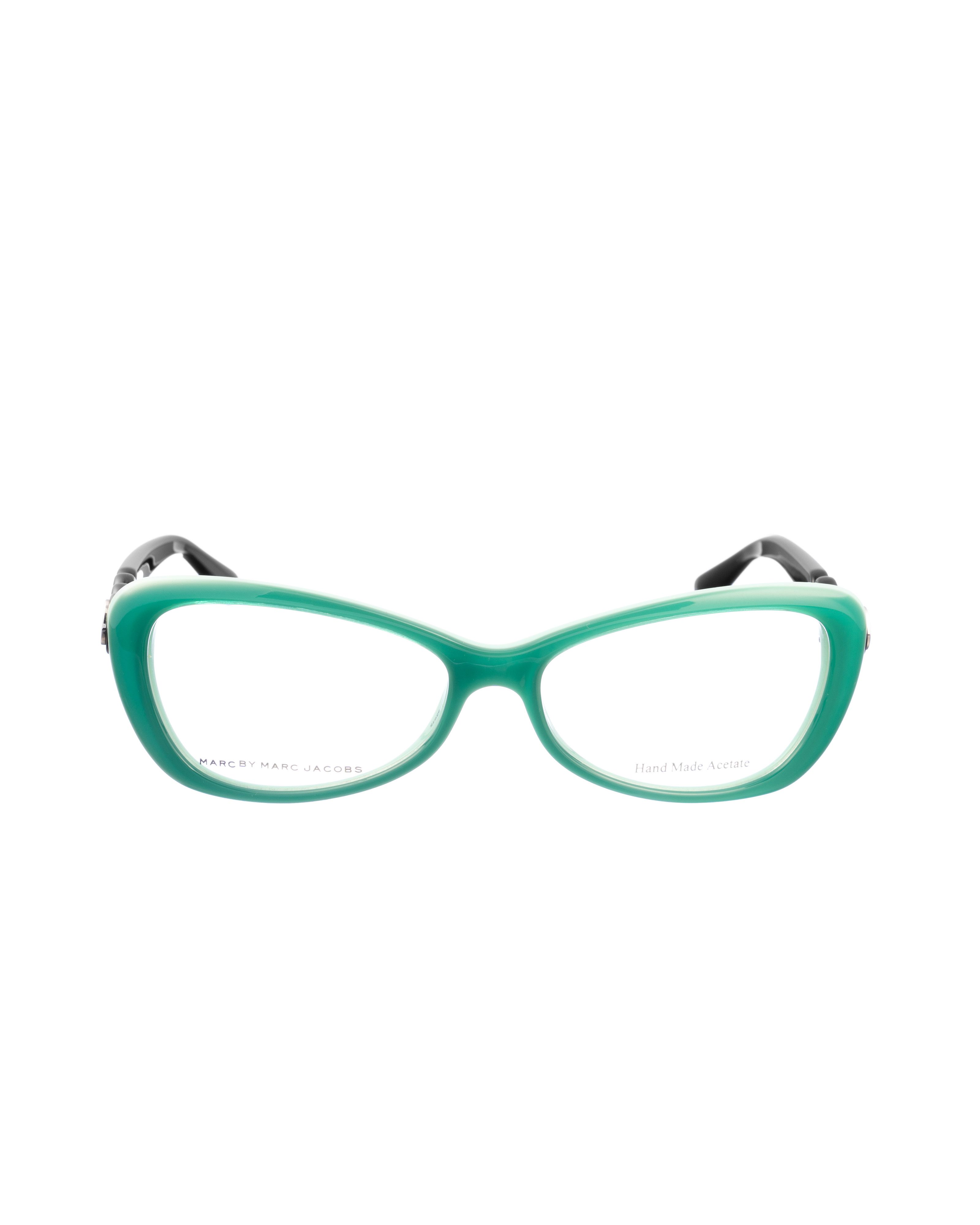 Marc by Marc Jacobs Marc by Marc Jacobs 00s Green & Black Cat-Eye Glasses Size ONE SIZE - 2 Thumbnail