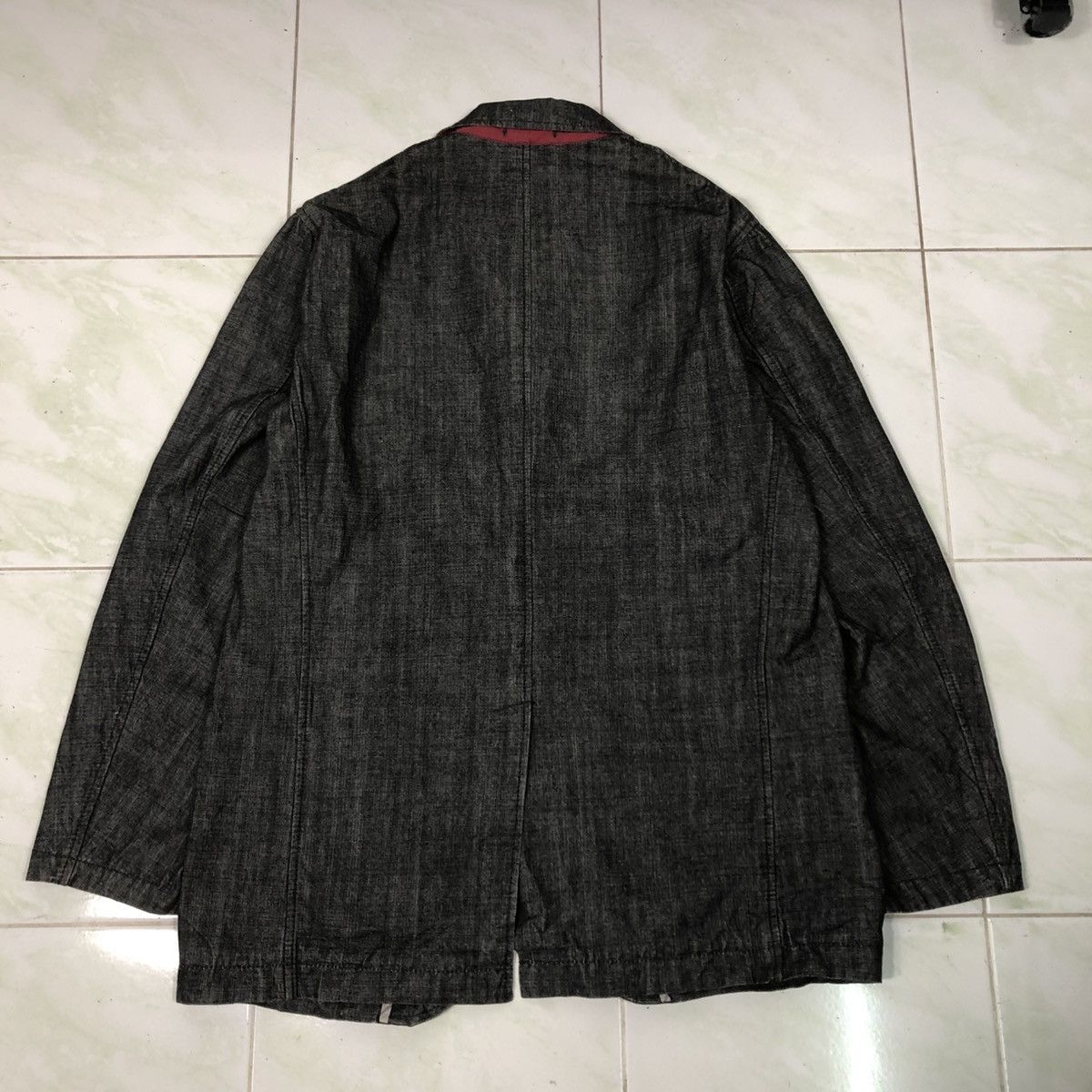 Japanese Brand Vintage Hickory Chore Jacket Uniqlo Issey Miyake Size US XL / EU 56 / 4 - 2 Thumbnail