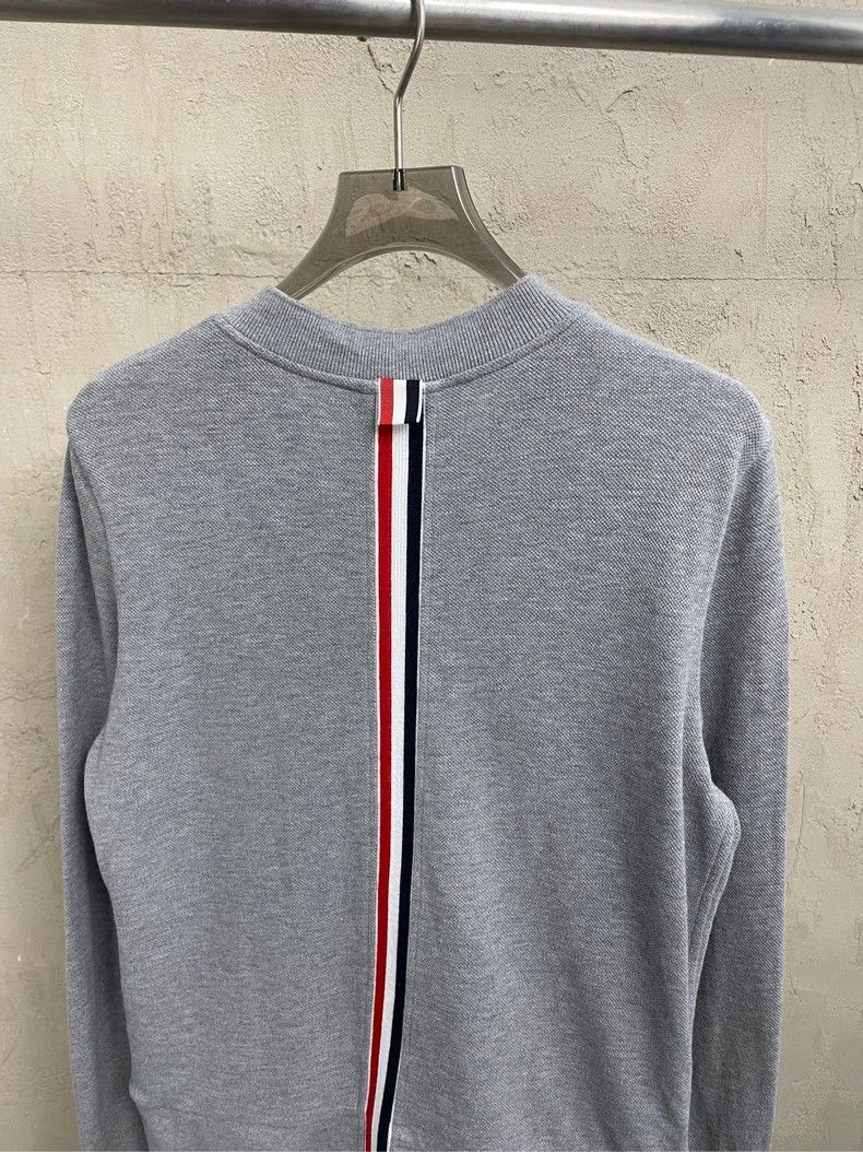 Thom Browne Thom browne Gray back striped cardigan jacket 2504-Nextarro Size M / US 6-8 / IT 42-44 - 4 Thumbnail