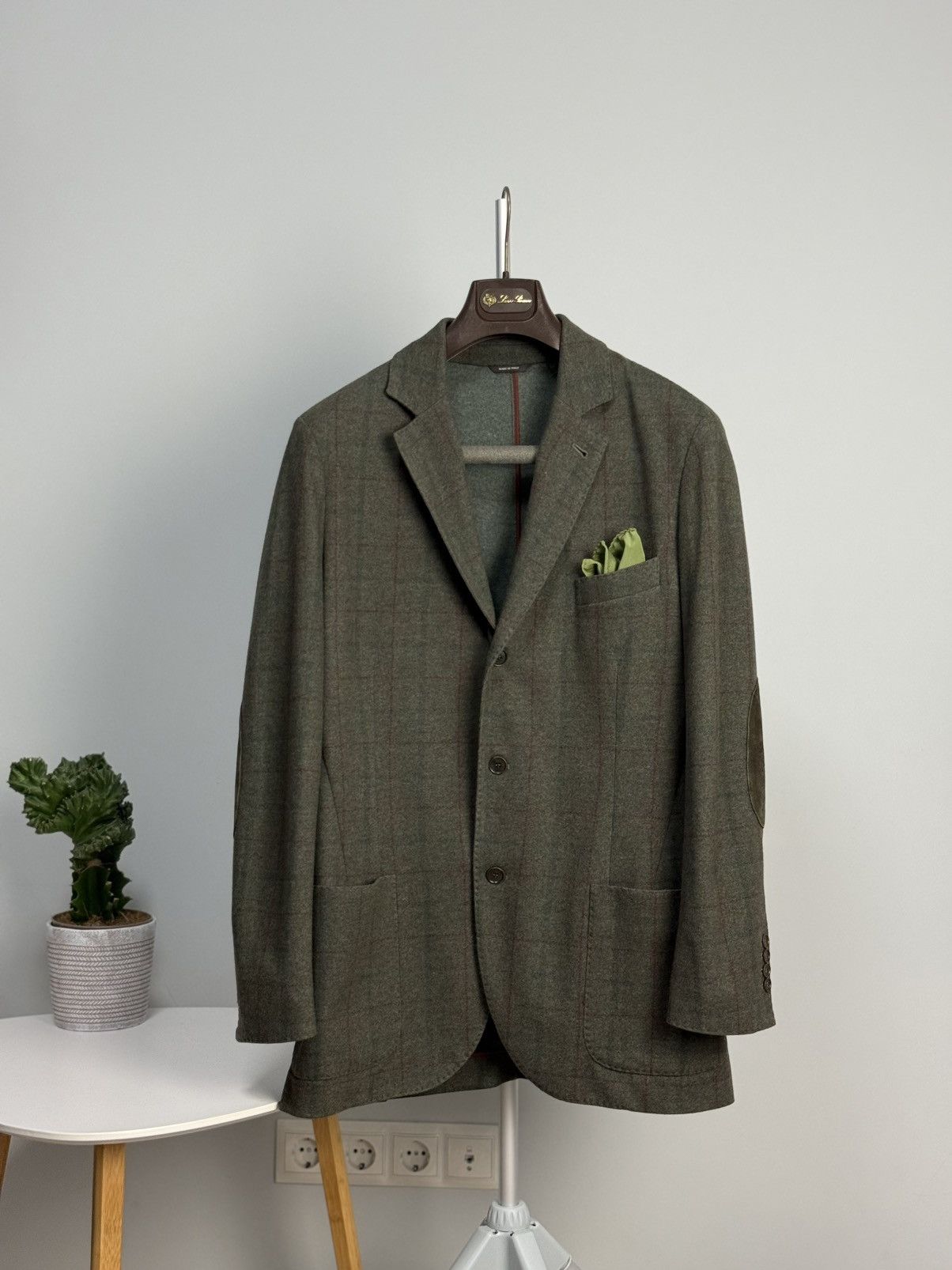 Loro Piana Loro Piana Baby Cashmere Jacket Suede Elbow Patches Voyager Size US L / EU 52-54 / 3 - 2 Thumbnail