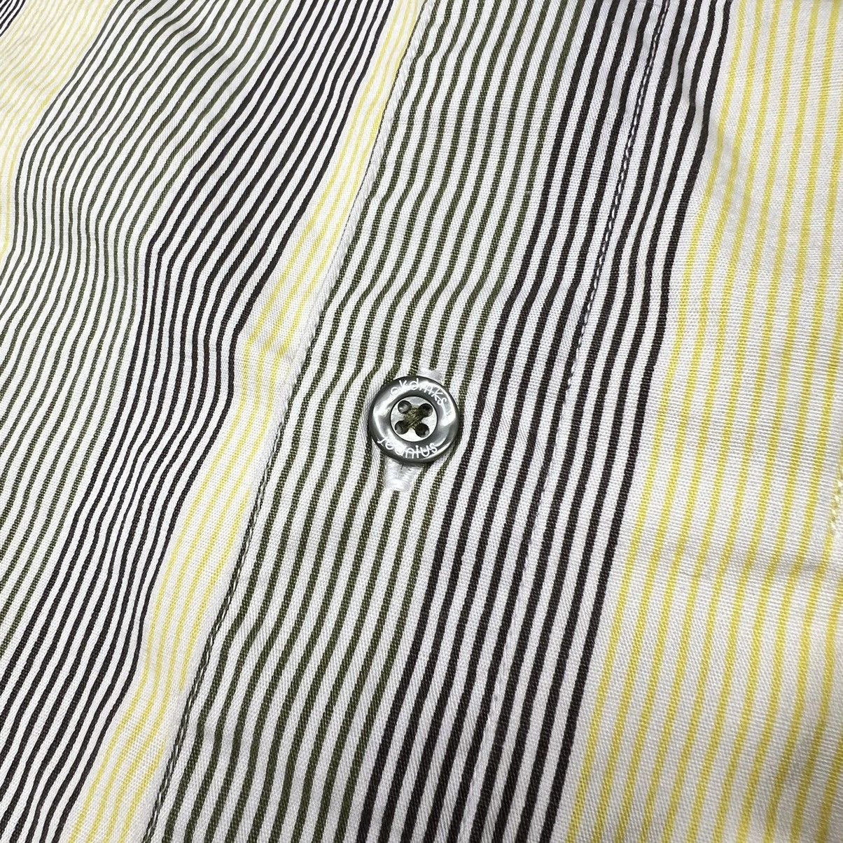 Akademiks Akademiks Button Shirt Striped Yellow Collared Pocket Y2K Size US XL / EU 56 / 4 - 5 Thumbnail