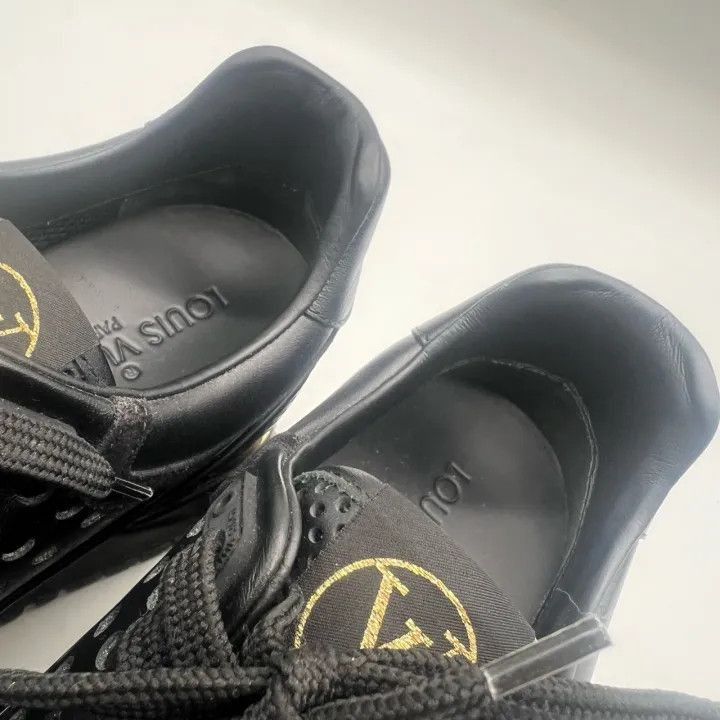 Louis Vuitton Louis Vuitton Perforated Black Run Away Sneakers -2508 Size US 5.5 / EU 38 - 7 Thumbnail