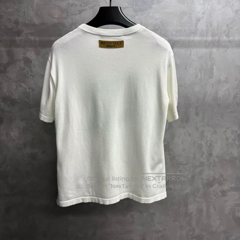 Louis Vuitton Louis Vuitton Beige Logo Print Crew Neck Short Sleeve T-Sh Size US S / EU 44-46 / 1 - 5 Thumbnail