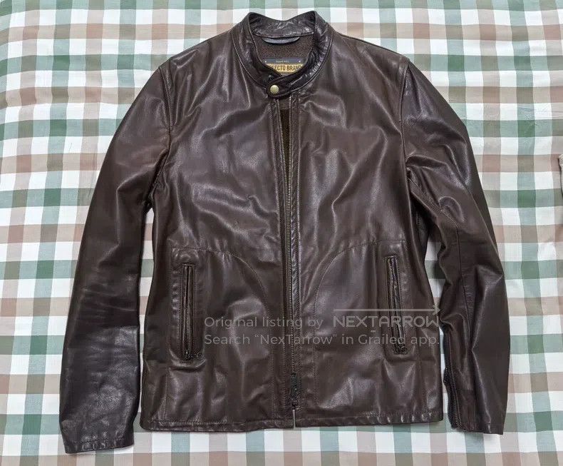 Schott Schott Light wax cowhide unlined stand-up collar slim bike Size US M / EU 48-50 / 2 - 1 Thumbnail