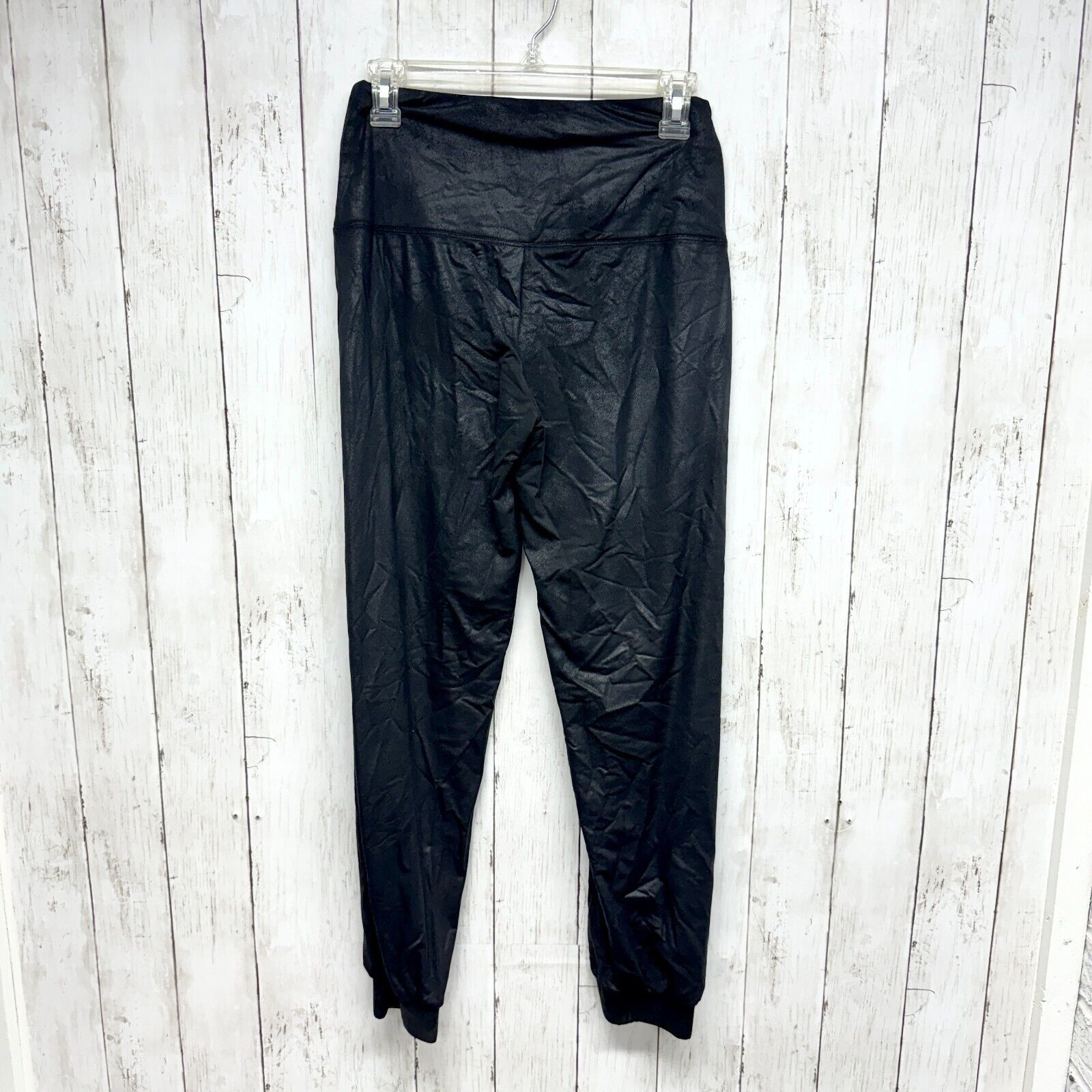 Nicole Miller NICOLE MILLER NEW YORK Leggings Women Sz M Black Shimmery Size 30" / US 8 / IT 44 - 3 Thumbnail