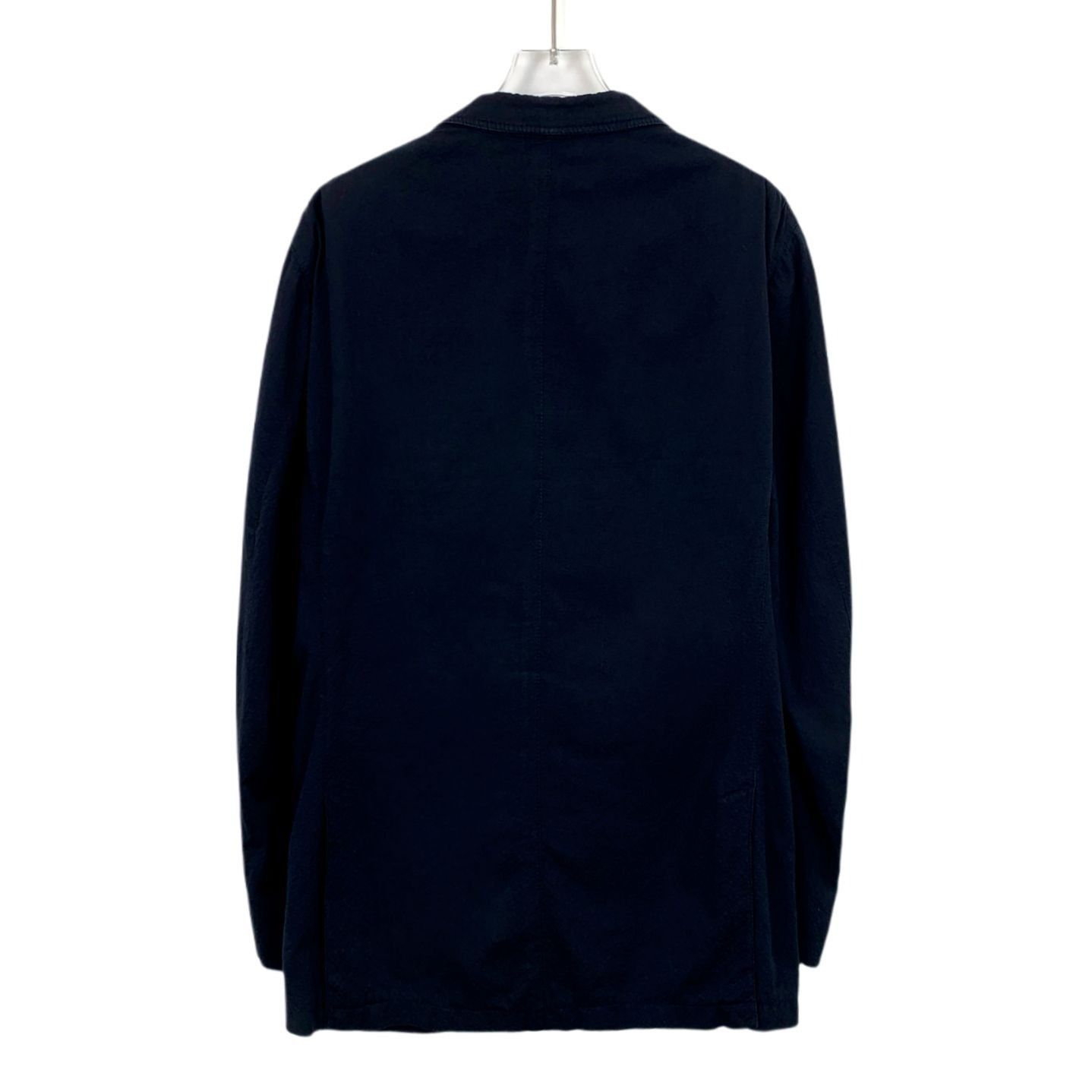 Ermenegildo Zegna Ermenegildo Zegna Mens Dark Blue Cotton Blend Suit Jacket Si Size US M / EU 48-50 / 2 - 8 Thumbnail