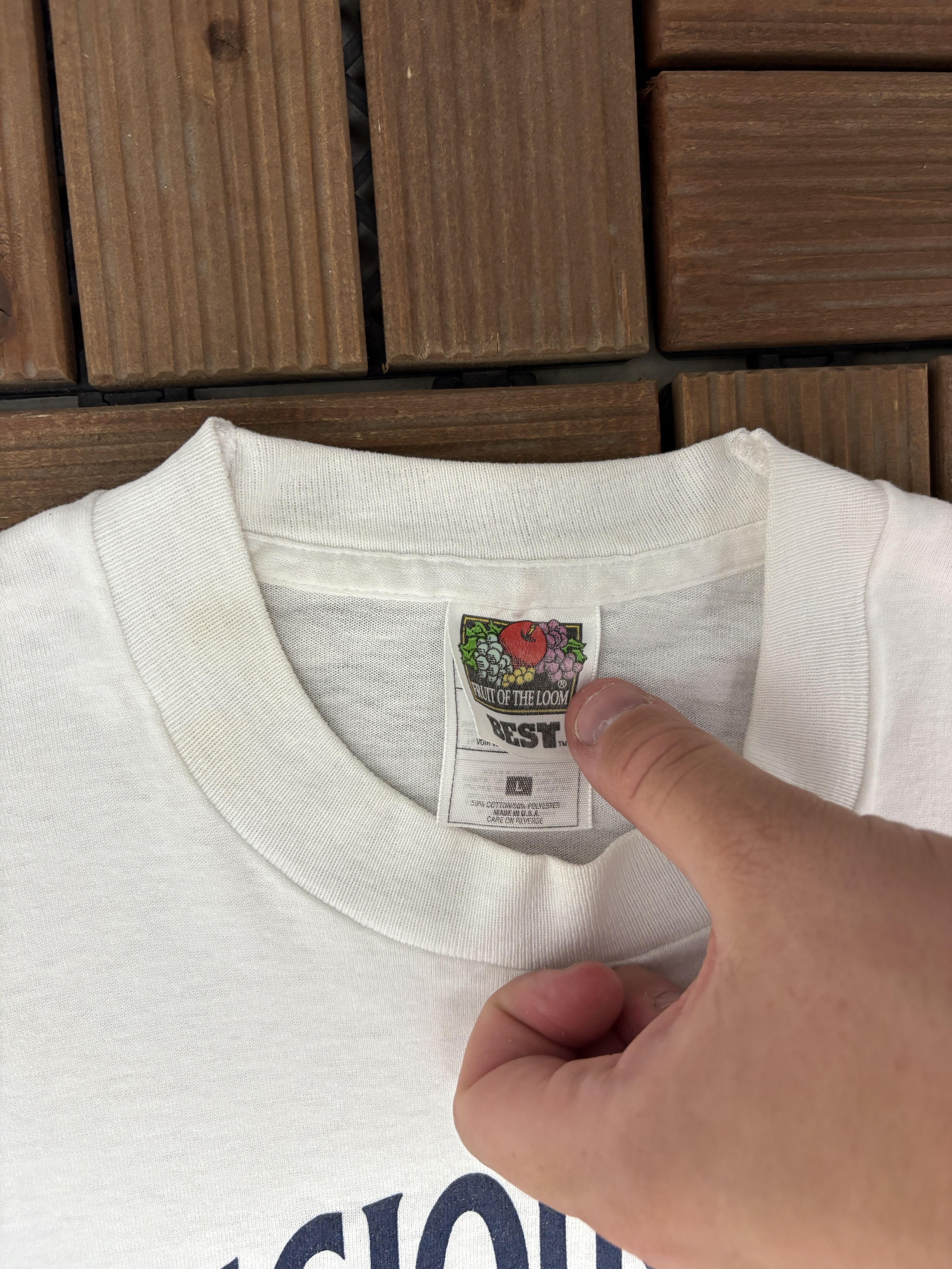 Vintage Precious Gifts Howard City 5K Vintage White T-Shirt Tee Size US L / EU 52-54 / 3 - 5 Thumbnail