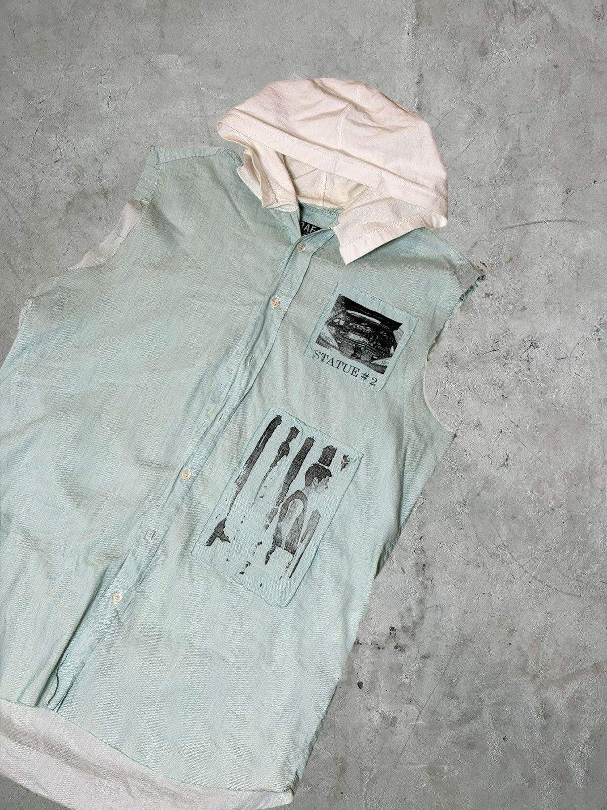 Raf Simons SS/06 Raf Simons Patch Hooded Shirt Size US M / EU 48-50 / 2 - 4 Thumbnail