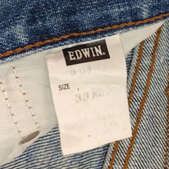 Edwin Hot🔥🔥Edwin 503Z Wide Leg Distressed Denim Size US 32 / EU 48 - 11 Thumbnail