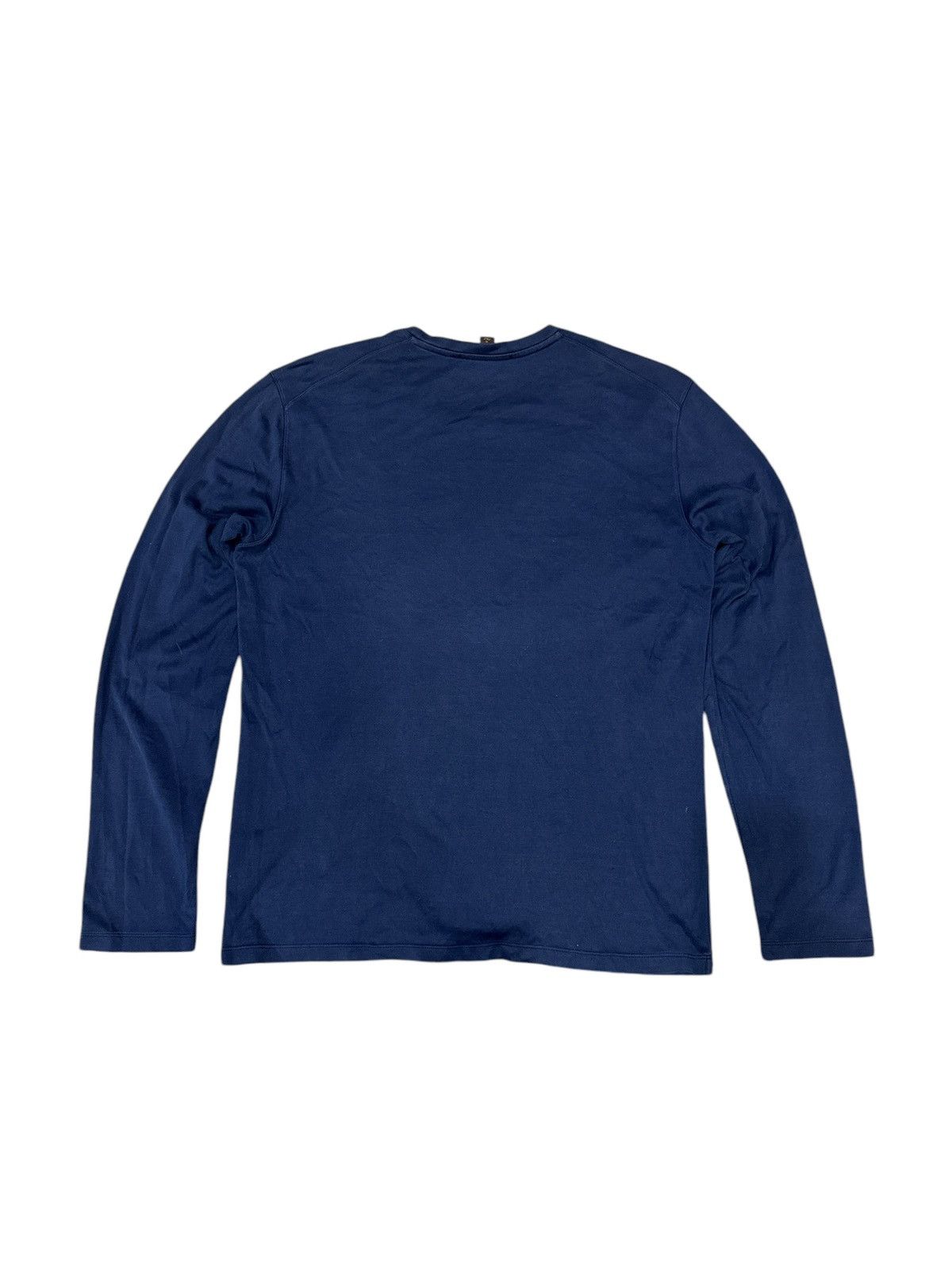 Louis Vuitton LOUIS VUITTON PLAIN LONG SLEEVES SHIRT Size US M / EU 48-50 / 2 - 2 Thumbnail