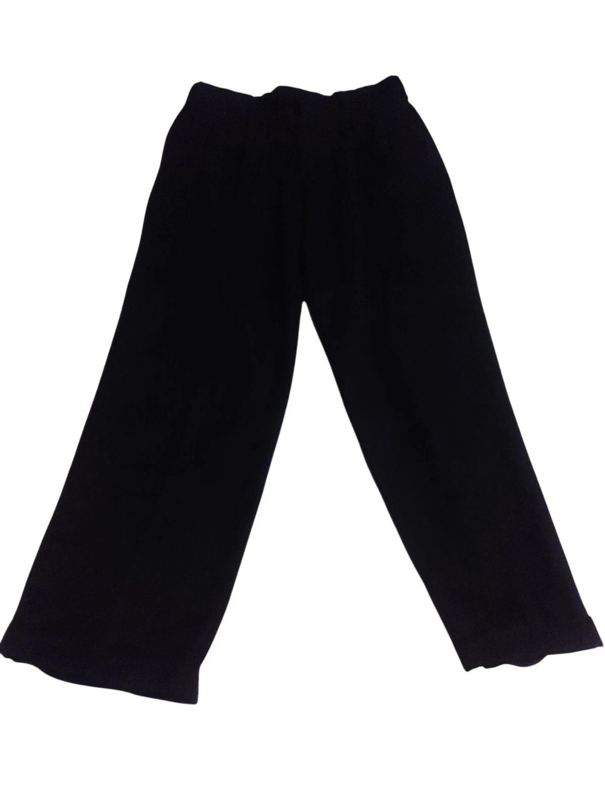 George George Men's Dress Pants 30x30 Black Classic Formal Size US 30 / EU 46 - 3 Thumbnail