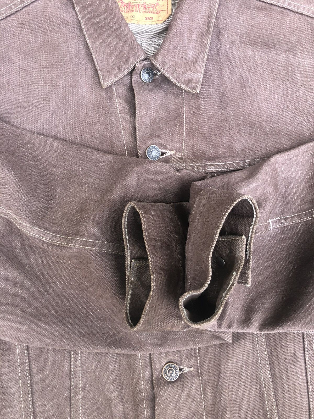 Levi's Vintage 90s' Levi’s Denim Jacket Distressed Denim Size US M / EU 48-50 / 2 - 15 Thumbnail