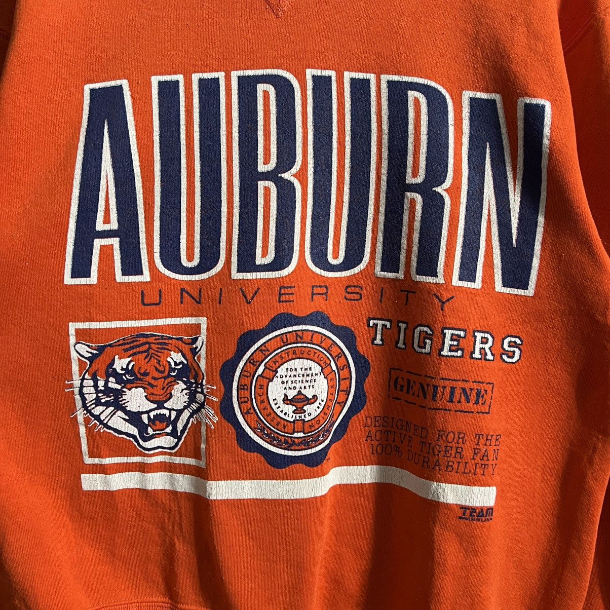 Russell Athletic × Vintage Vintage 90’s Russell Athletic Auburn University Crewneck Size US M / EU 48-50 / 2 - 2 Thumbnail